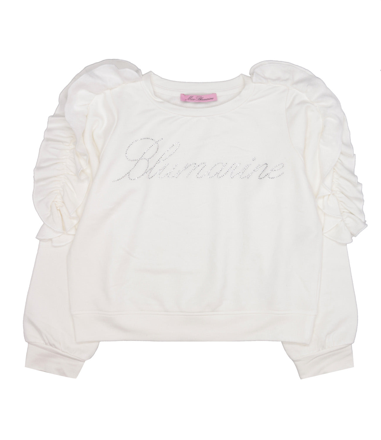 Miss Blumarine | White Sweatshirt