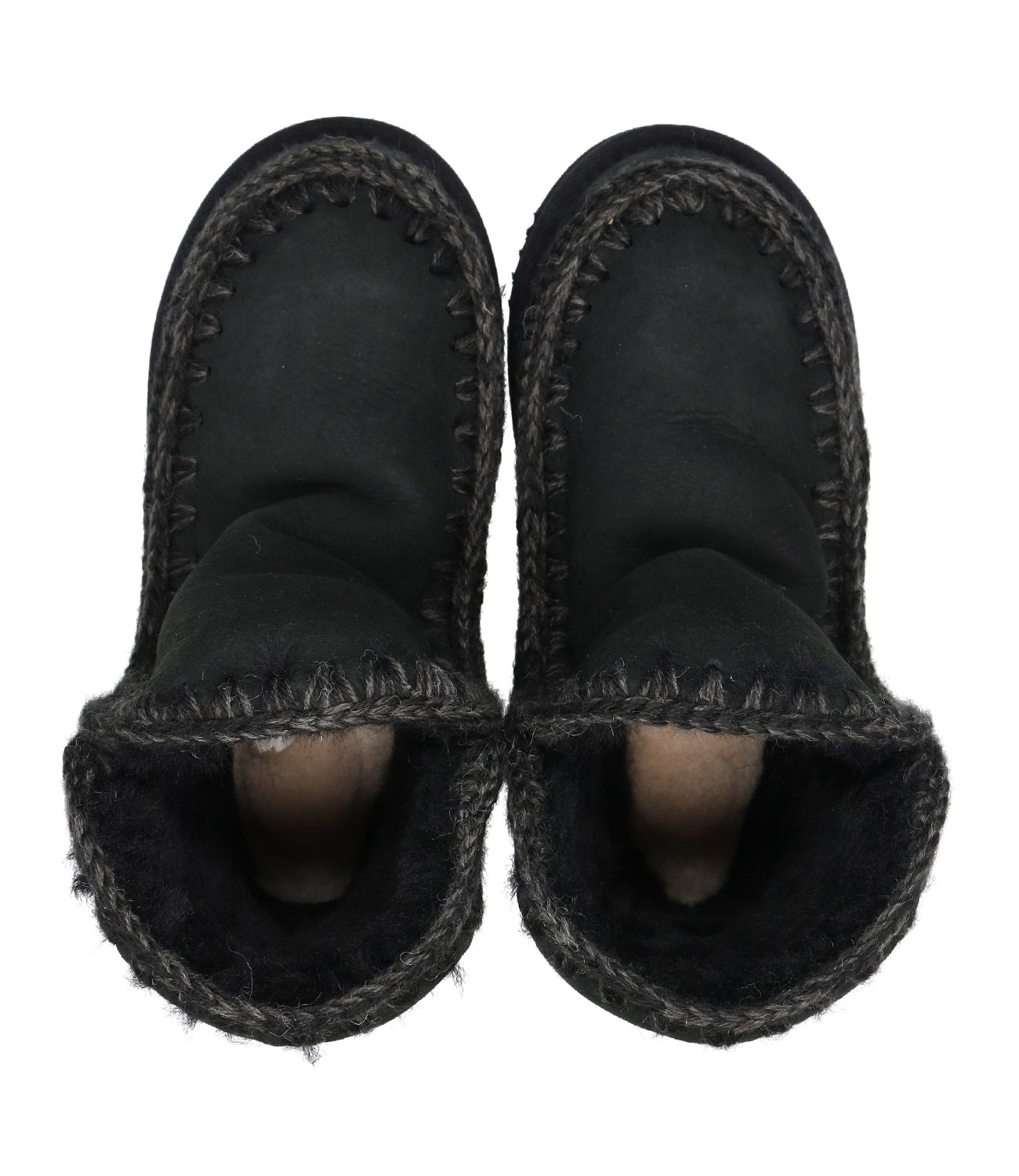 Mou | Eskimo 18 Glitter Logo Black Ankle Boot