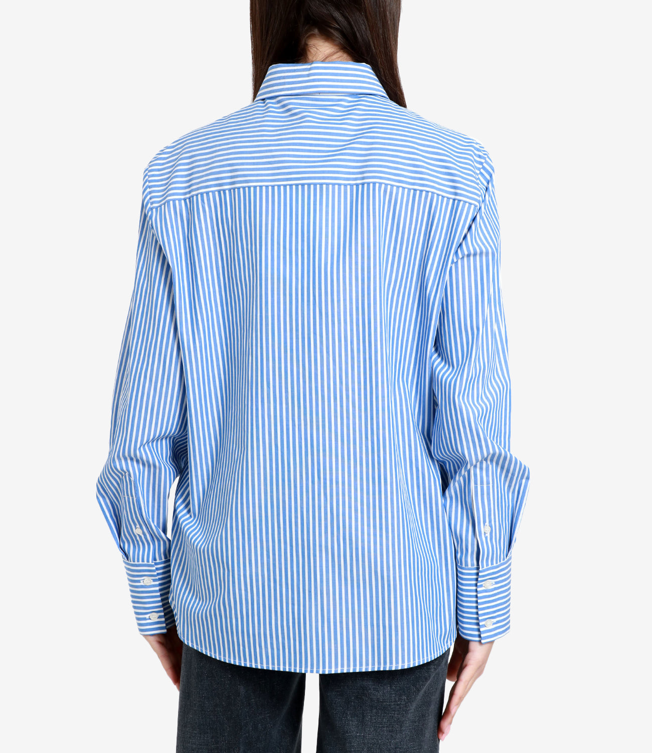 MSGM | Camicia Bianca e Azzurra