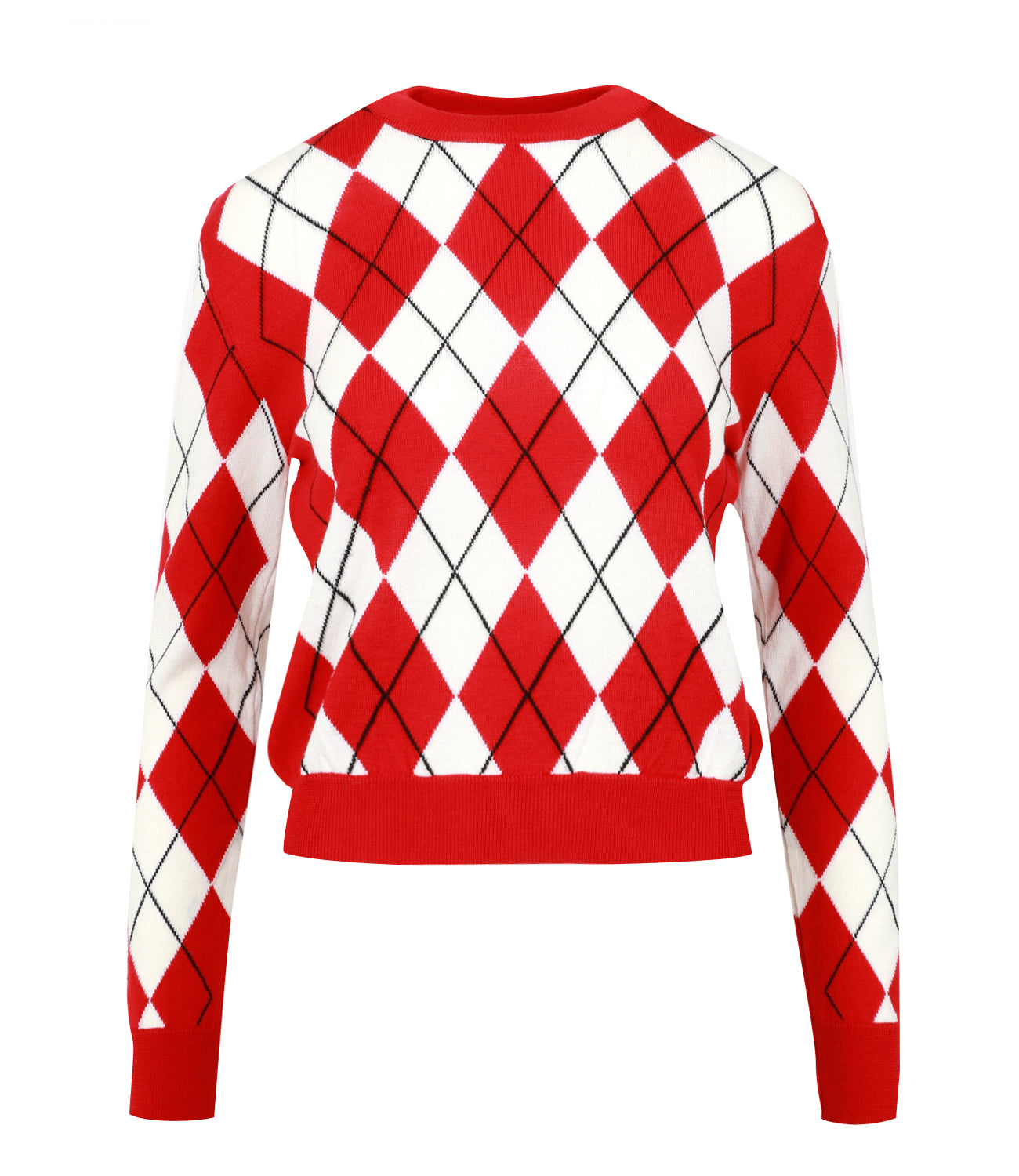 MSGM | White and Red Sweater
