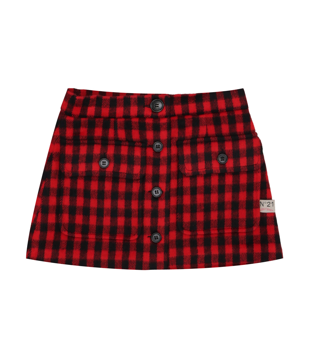 N21 Kids | Red and Black Skirt