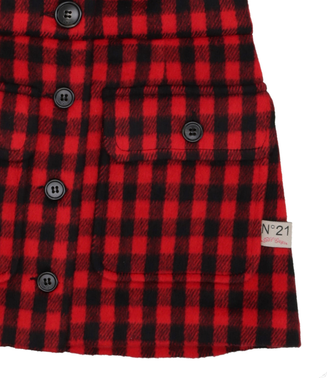 N21 Kids | Red and Black Skirt