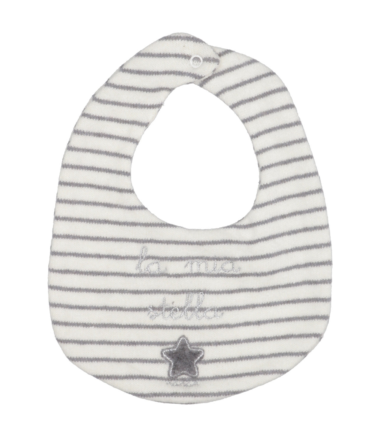 Nanan | Bib Grey and Cream