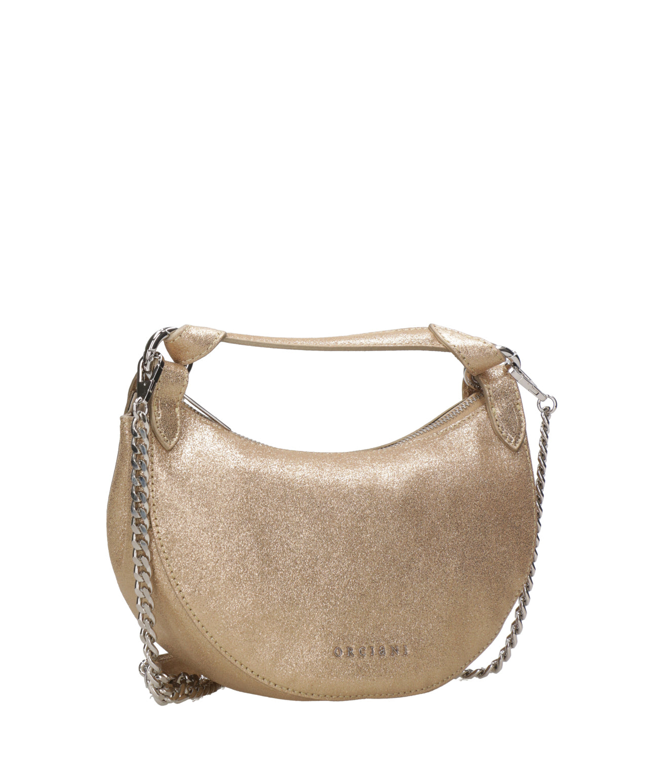 Orciani | Gold Shoulder Bag