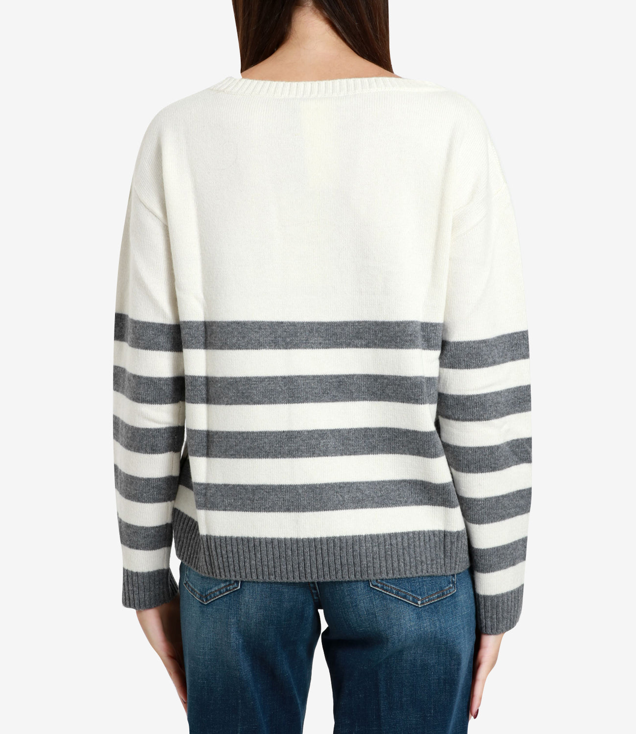 Pennyblack | Cream and Gray Sweater