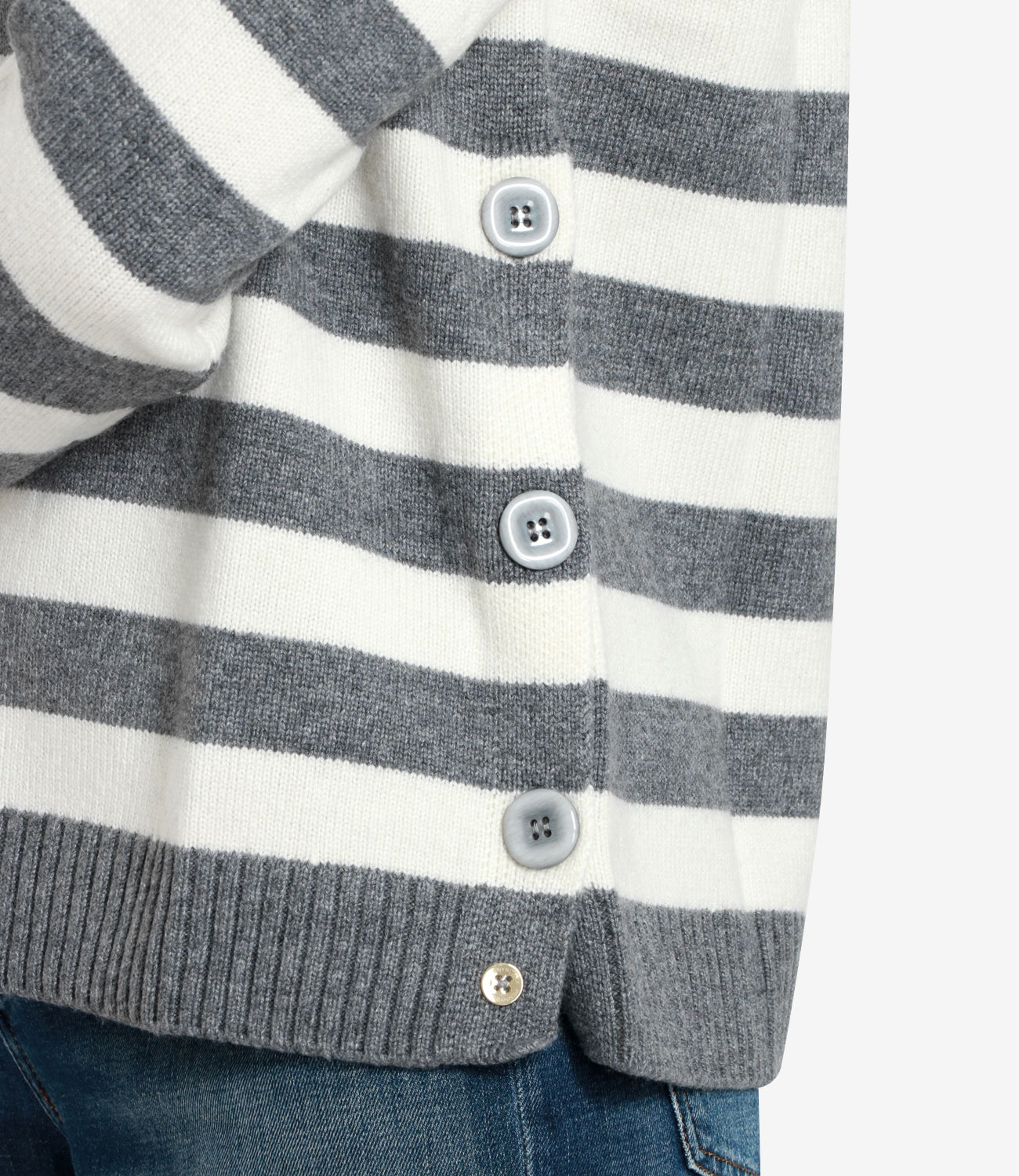 Pennyblack | Cream and Gray Sweater