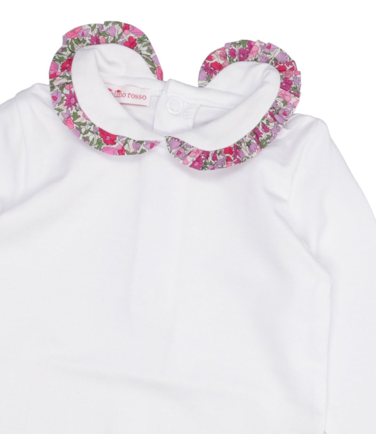 Redfish Kids Beachwear | Pink and White Bodysuit