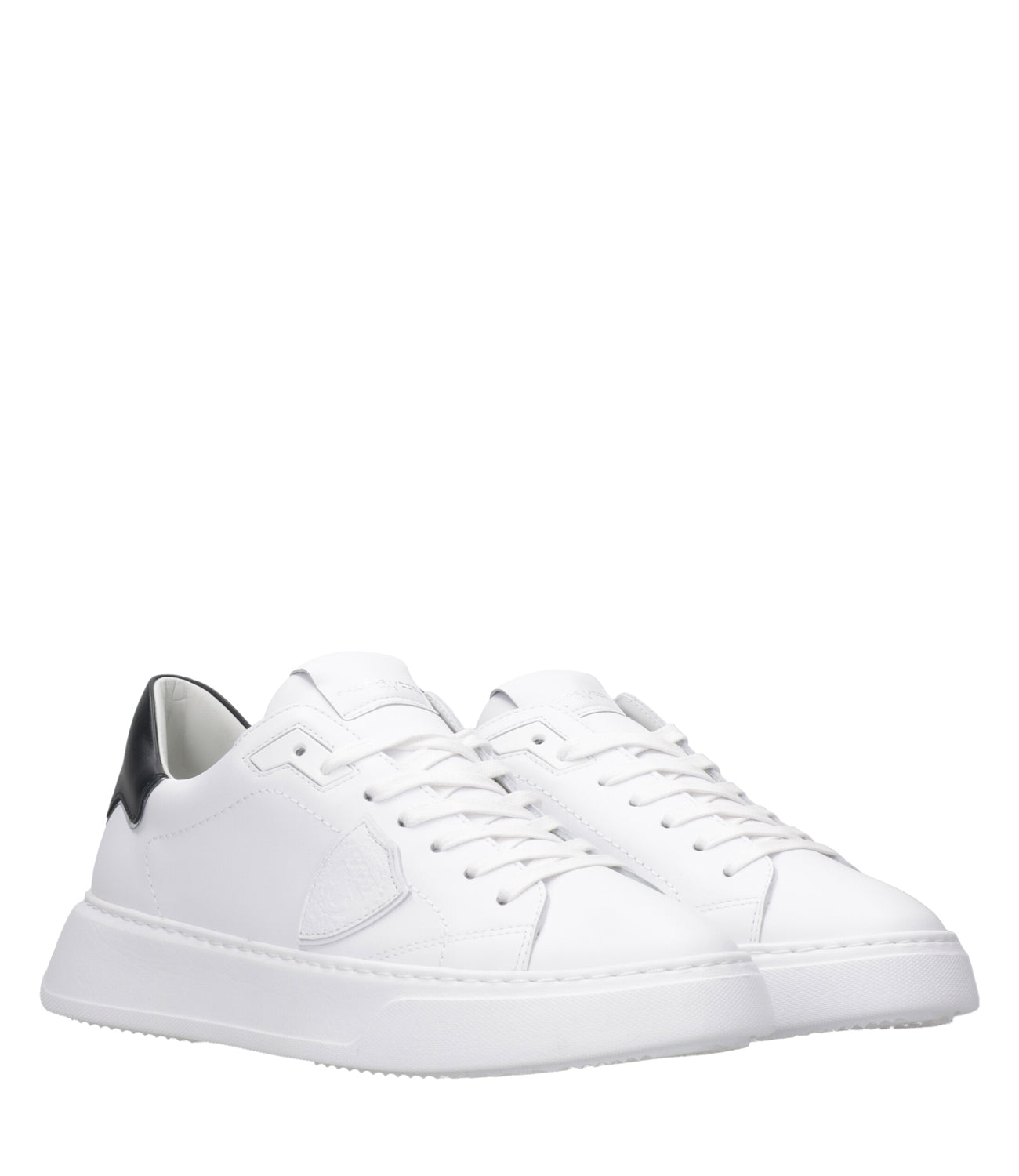 Philippe Model | Temple Low Black and White Sneakers