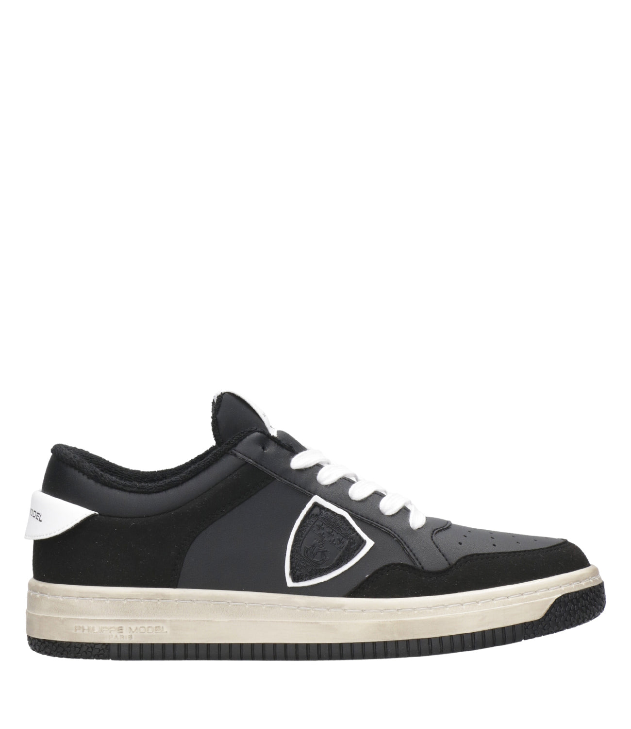 Philippe Model | Sneakers Lyon Low Black and White