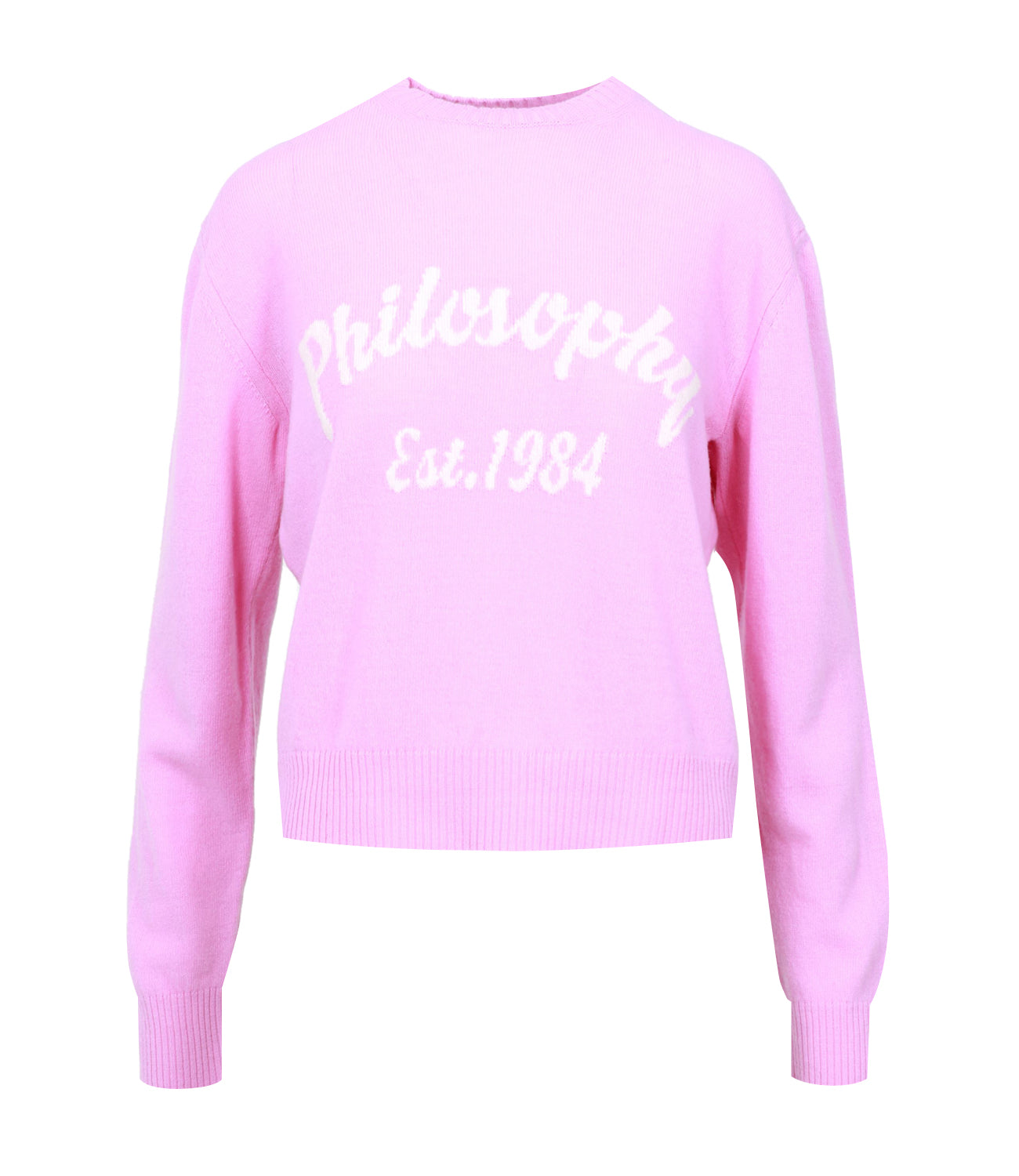 Philosophy di Lorenzo Serafini | Pink and White Sweater