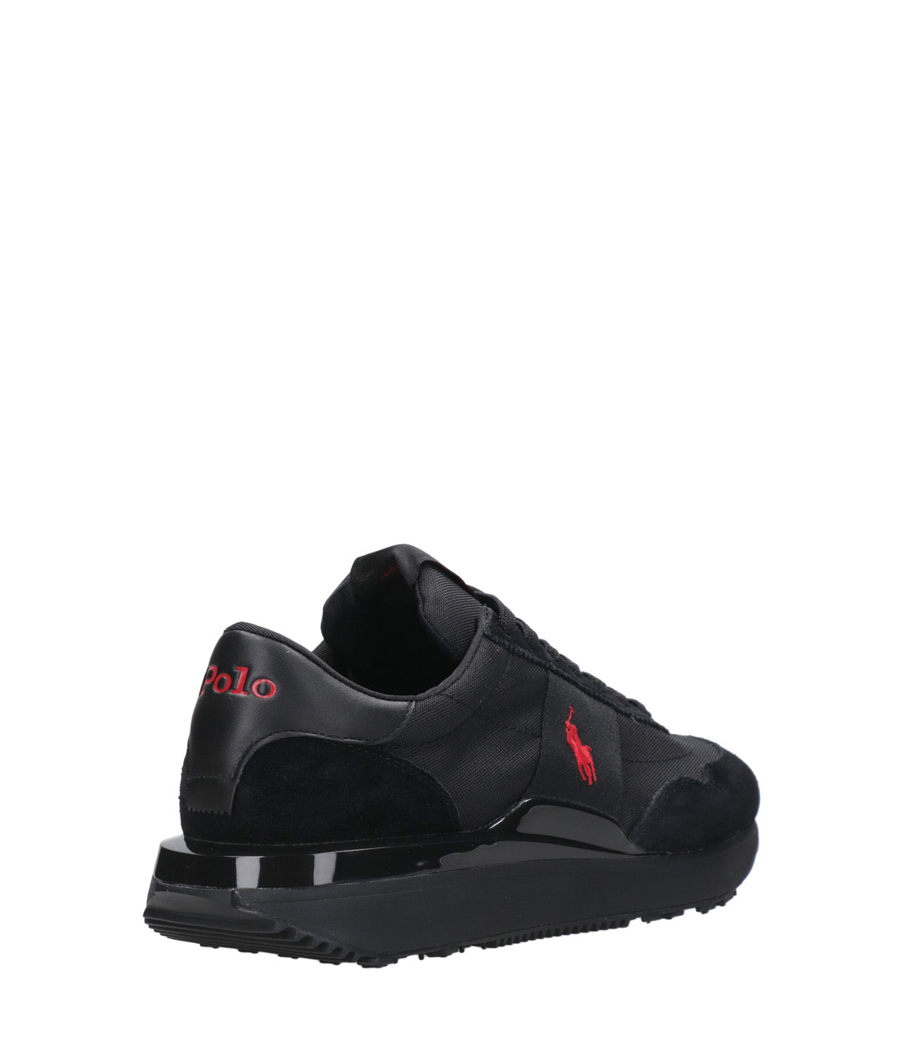 Polo Ralph Lauren | Train 89 Black and Red Sneakers