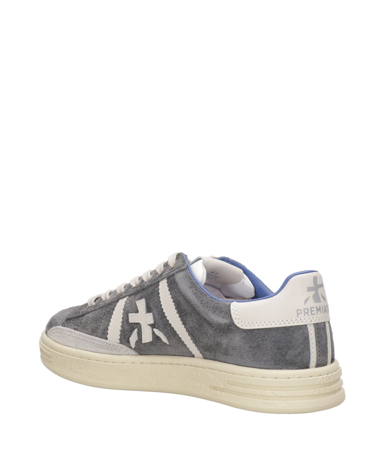 Premiata | Russel Grey and White Sneakers