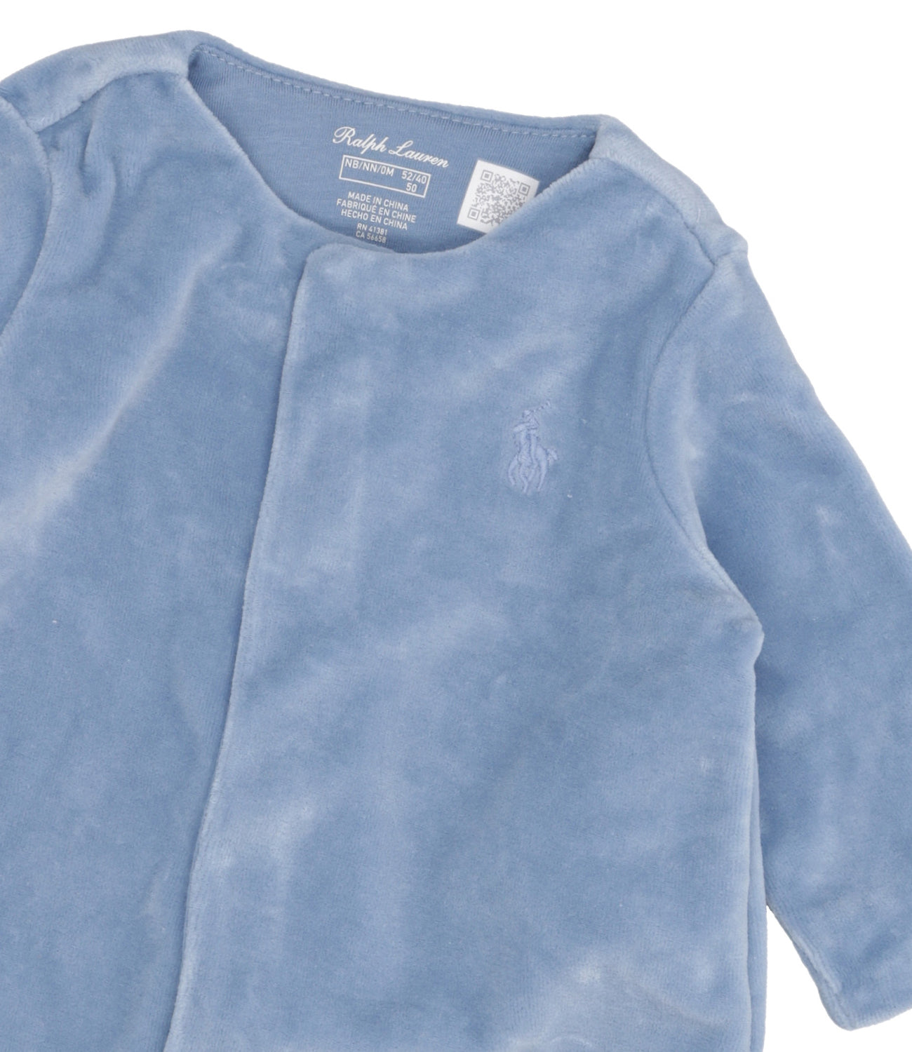 Ralph Lauren Childrenswear | Light Blue Sleepsuit