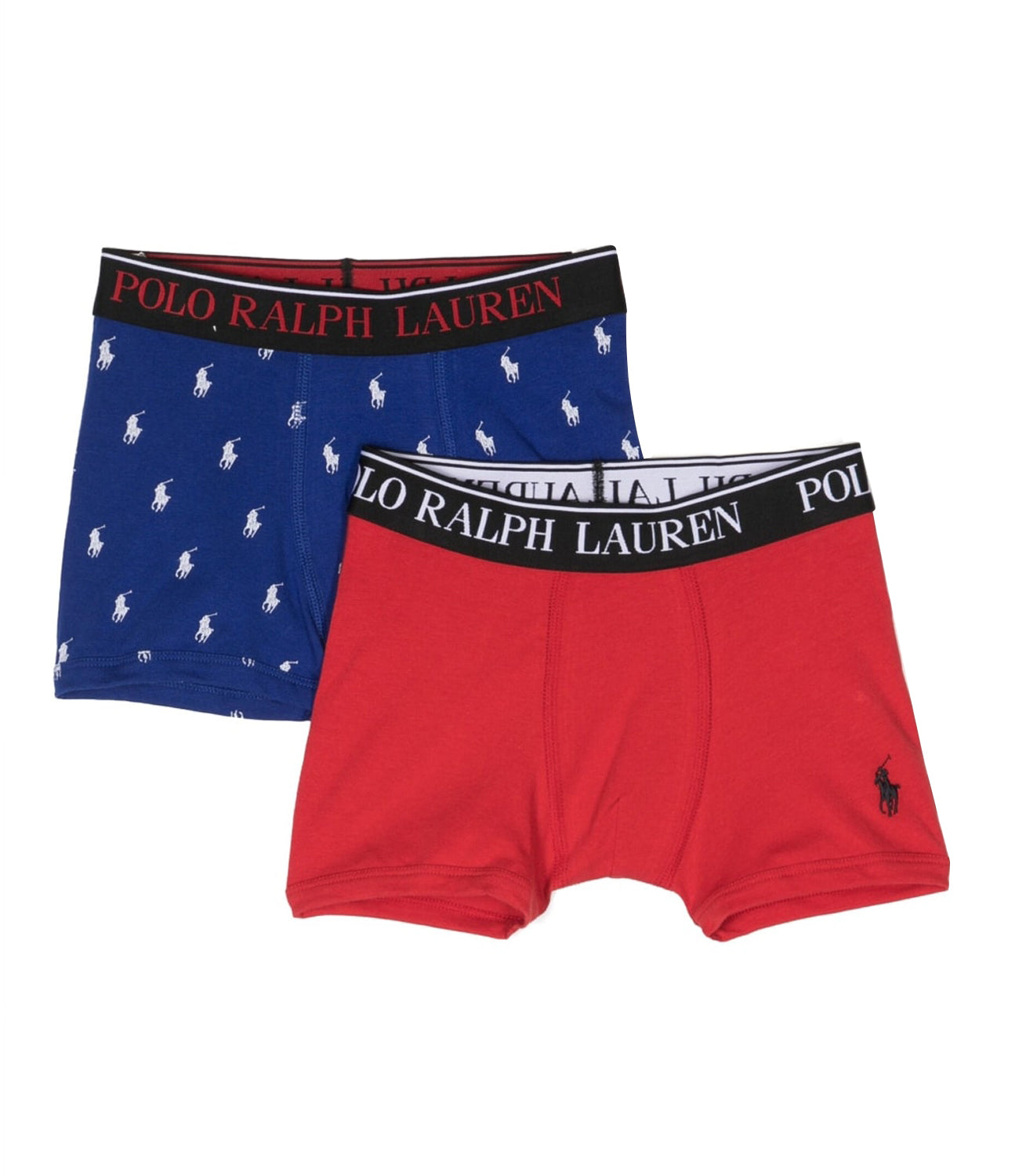 Ralph Lauren Childrenswear | Royal Blue and Red Boxer Shorts