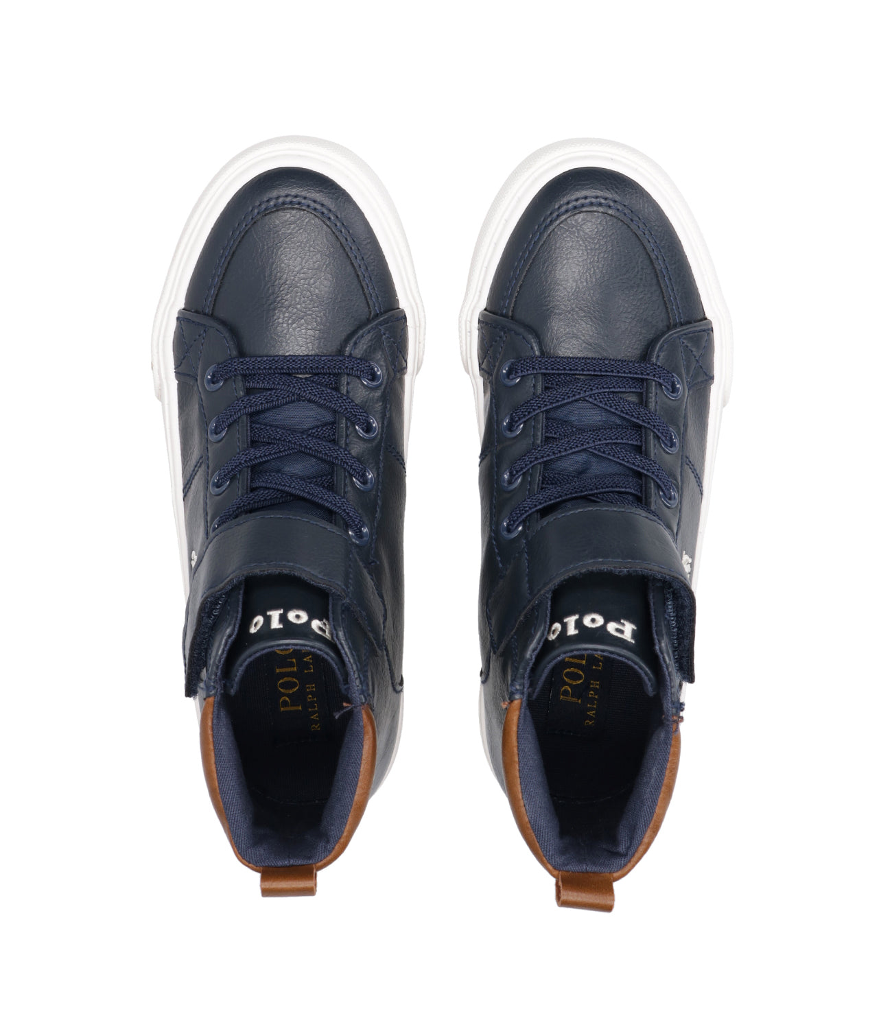 Ralph Lauren Childrenswear | Sneakers Alta Jaxson PS Blu navy e Bianco