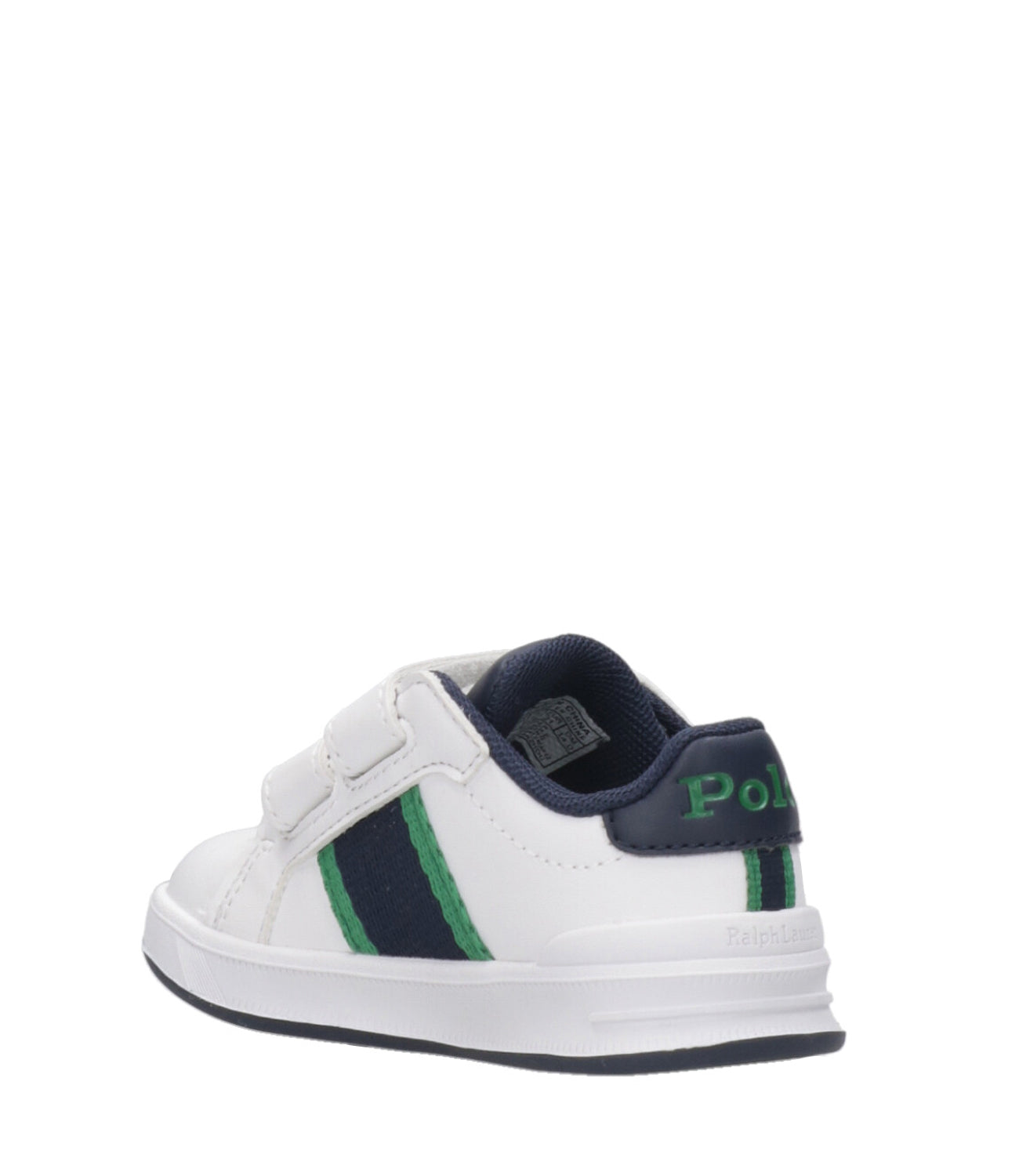 Ralph Lauren Childrenswear | Sneakers Heritage Court II Bear EZ Bianco e Verde