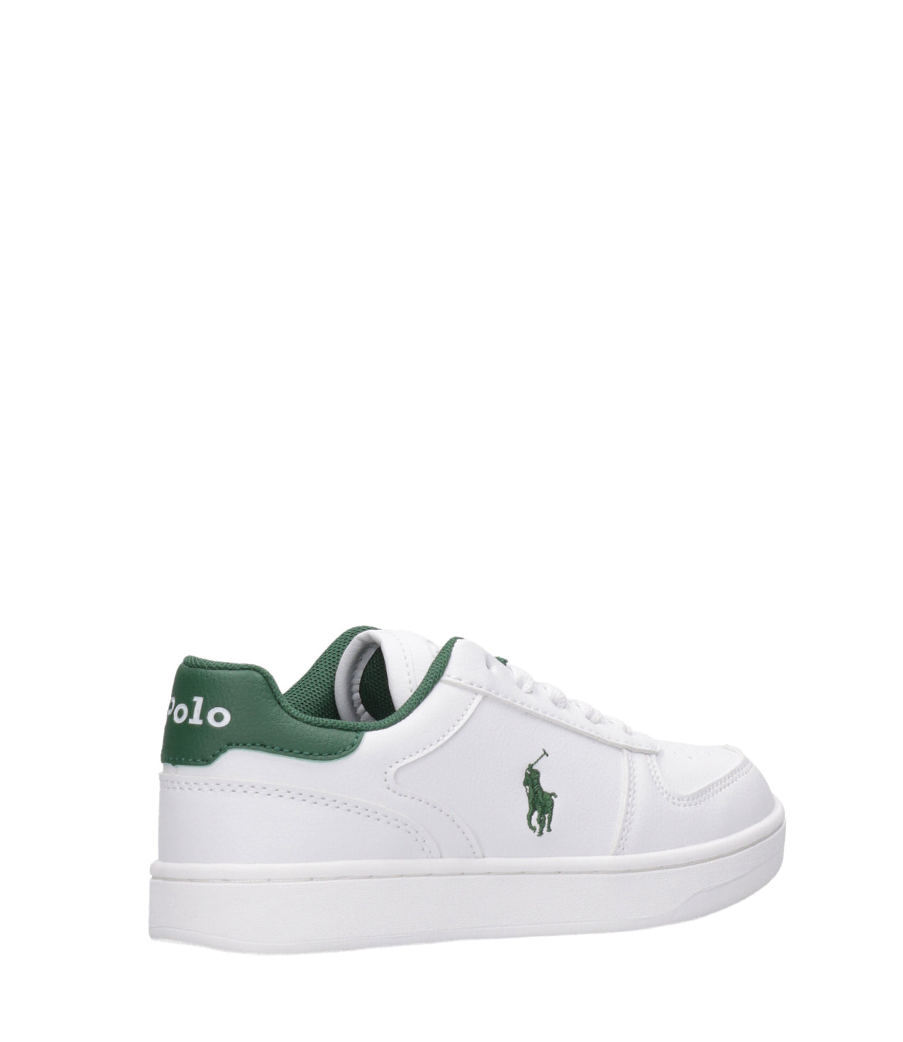 Ralph Lauren Childrenswear | Sneaker Polo Court White and Navy Blue