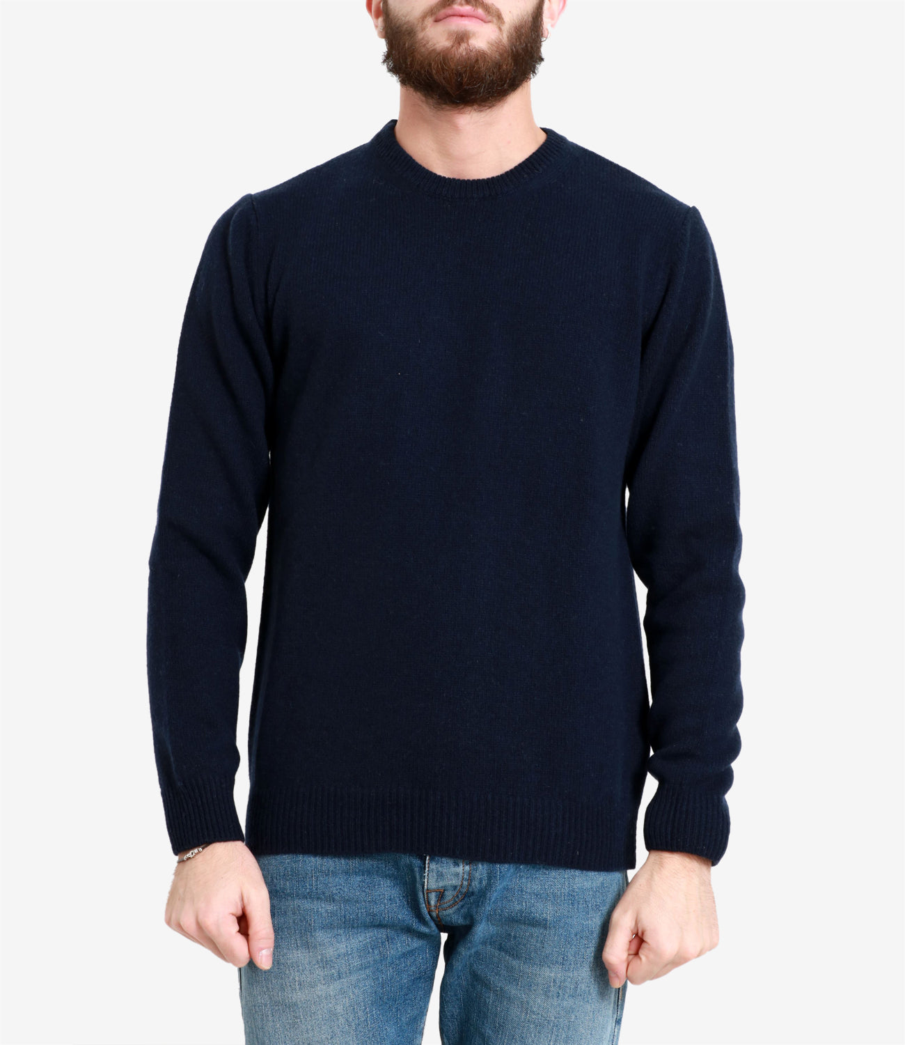 King Cashmere | Navy Blue Sweater