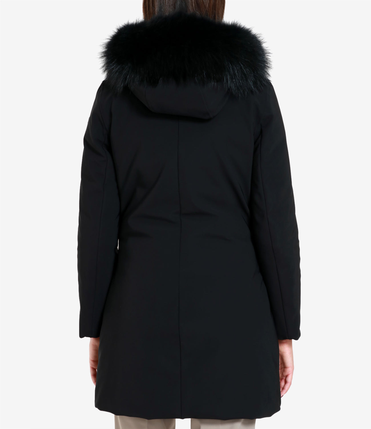 RRD | Winter Long Fur Jacket Black