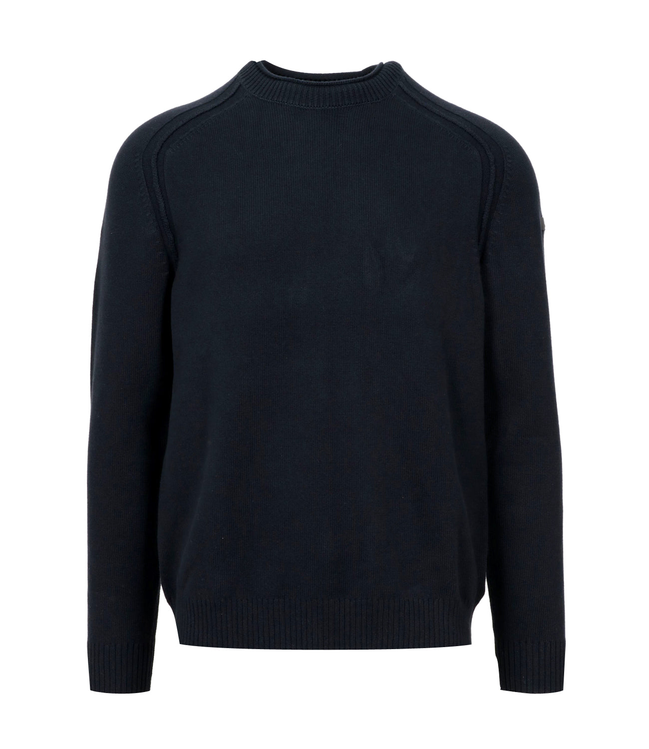 RRD | Cotton Plain Round Dark Blue Sweater