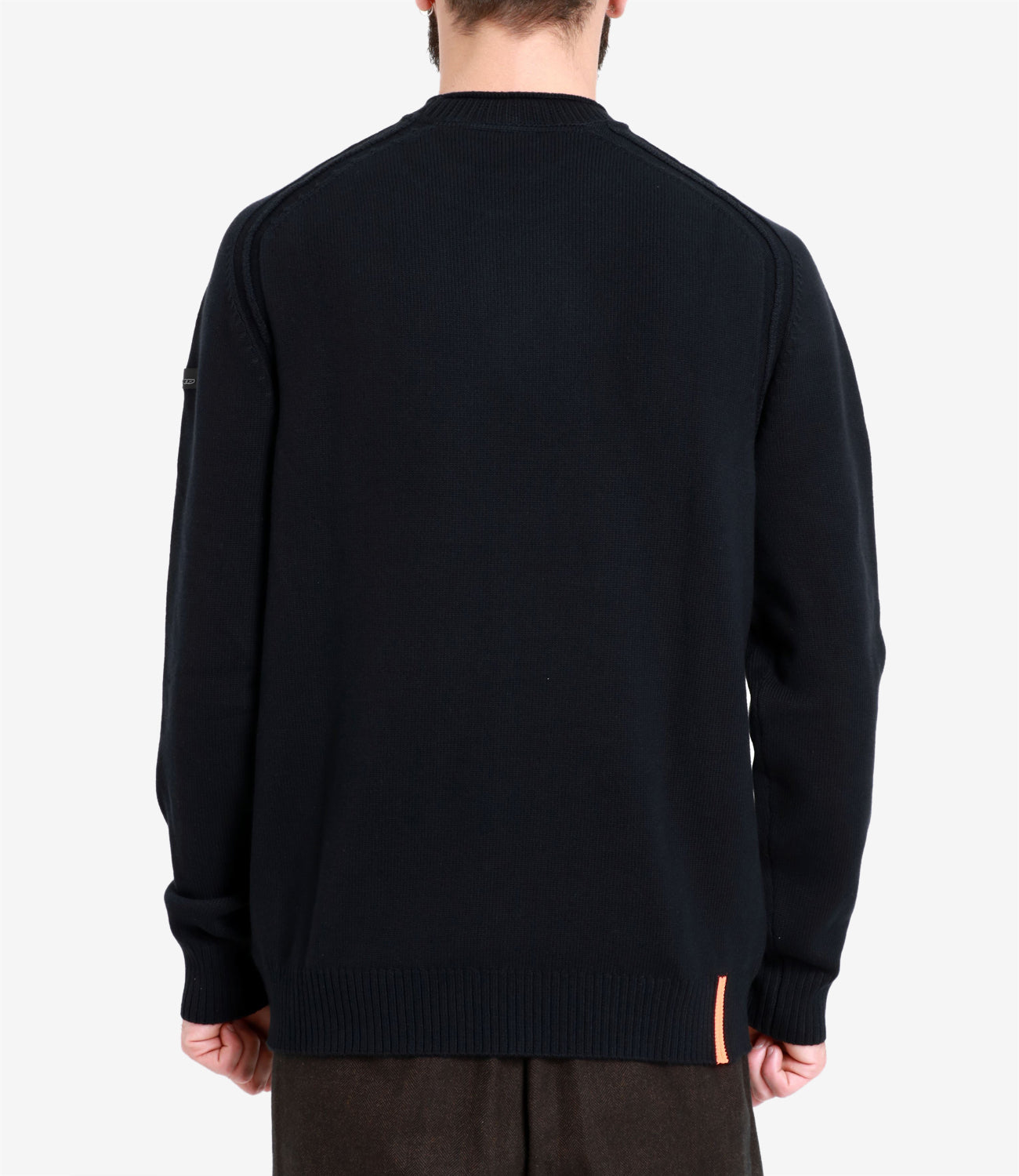 RRD | Cotton Plain Round Dark Blue Sweater