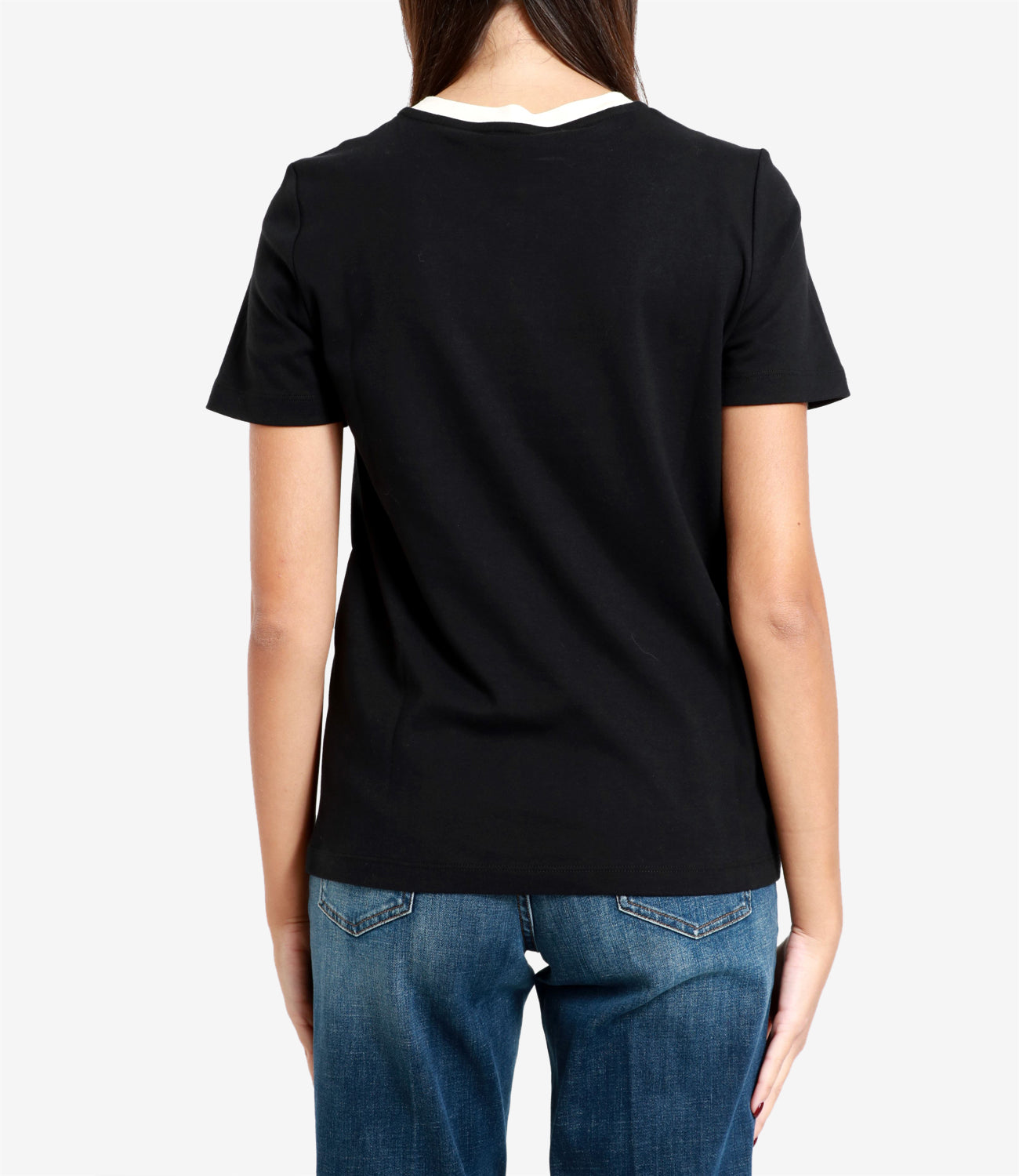 S Max Mara | T-Shirt Lecito Black and Beige