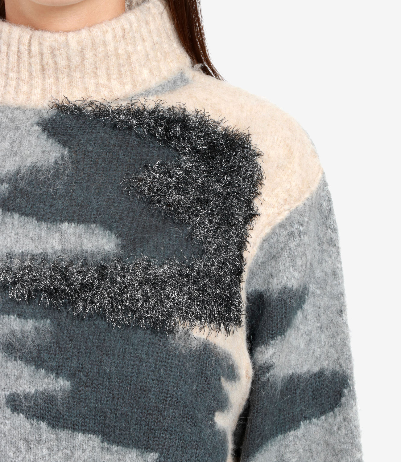 Semicouture | Helen Camouflage Sweater