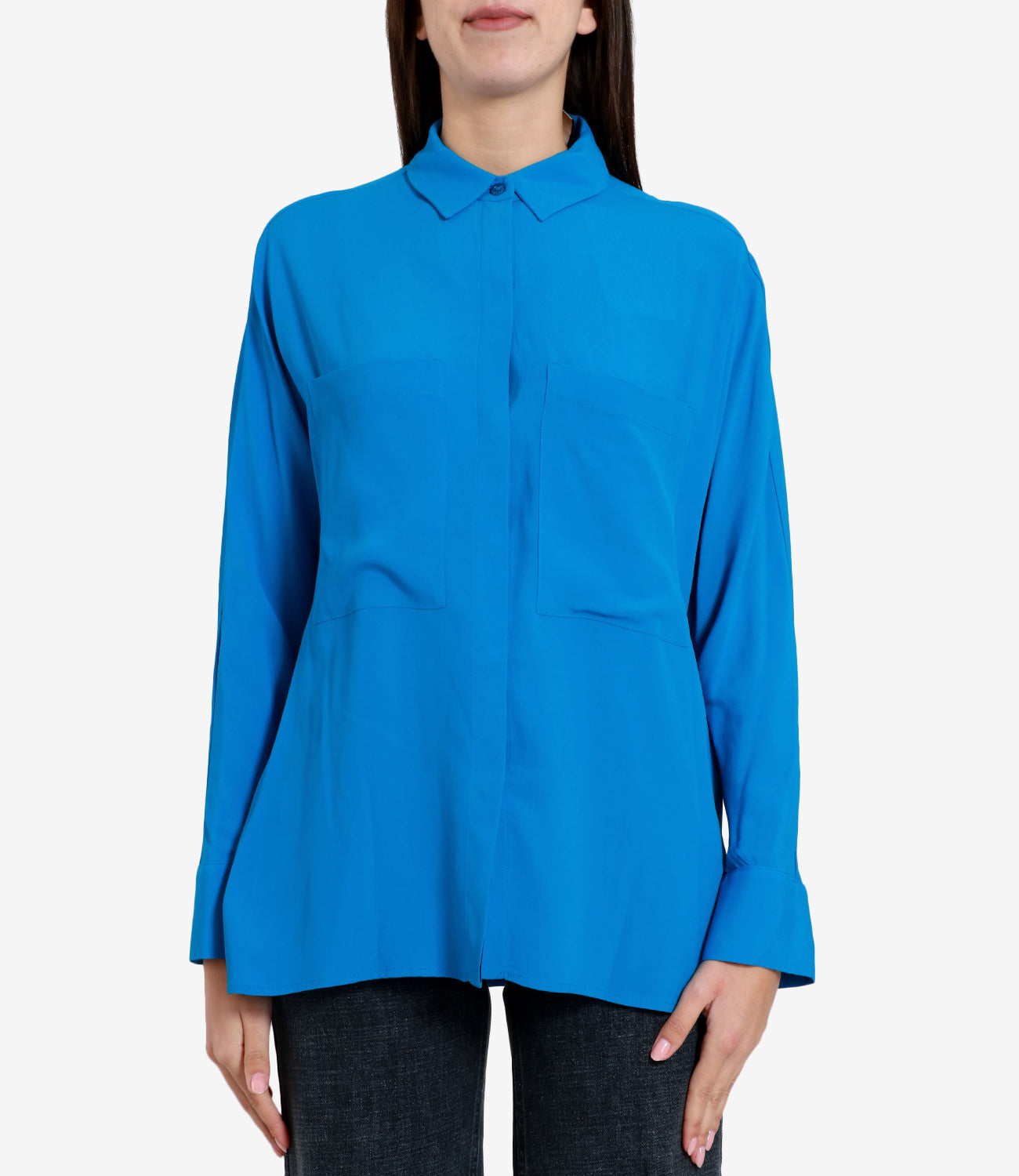 Semicouture | Tiffany Shirt Royal Blue