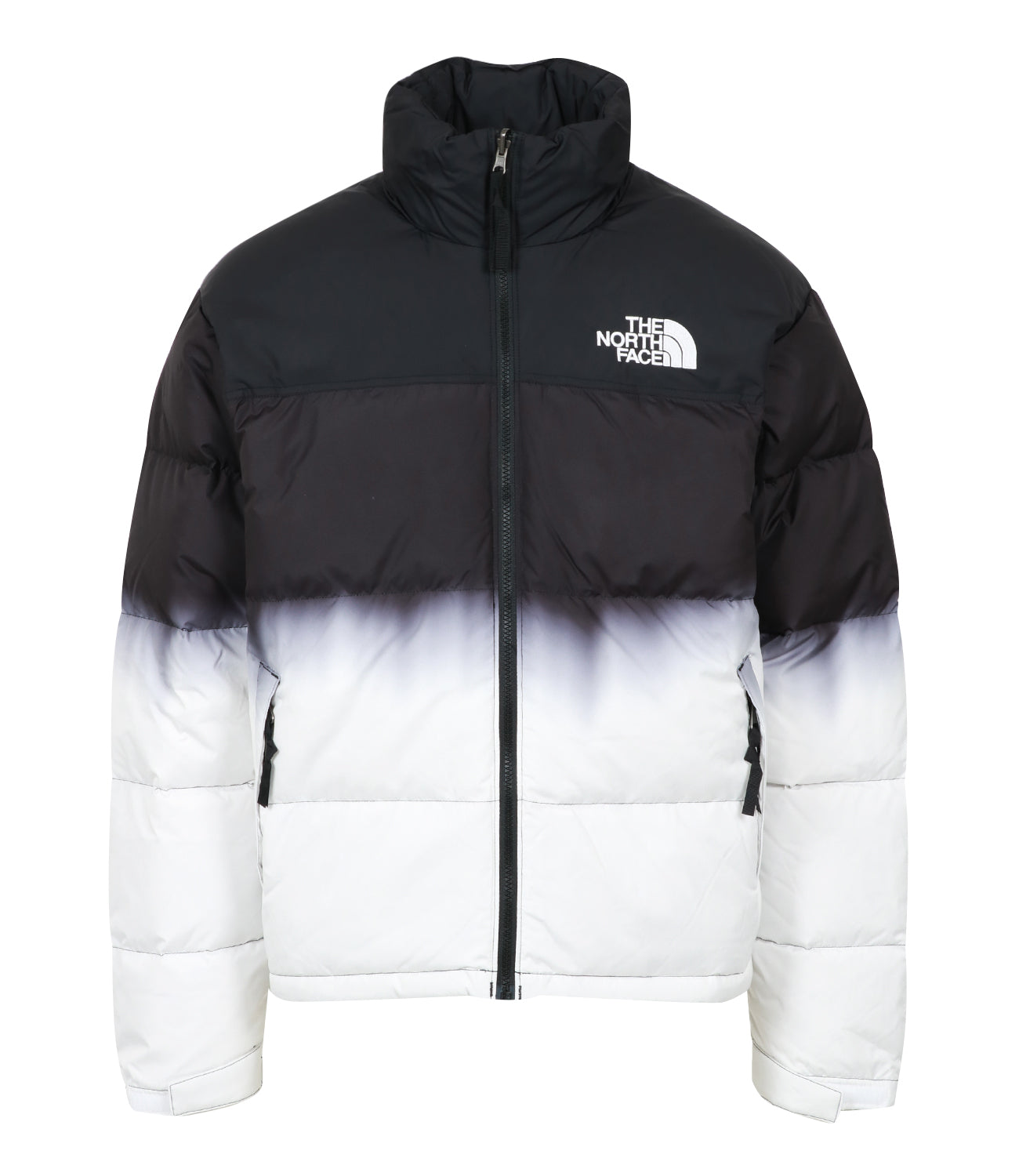 The North Face | Down 96 Nuptse Dip Dye Jacket Black and White