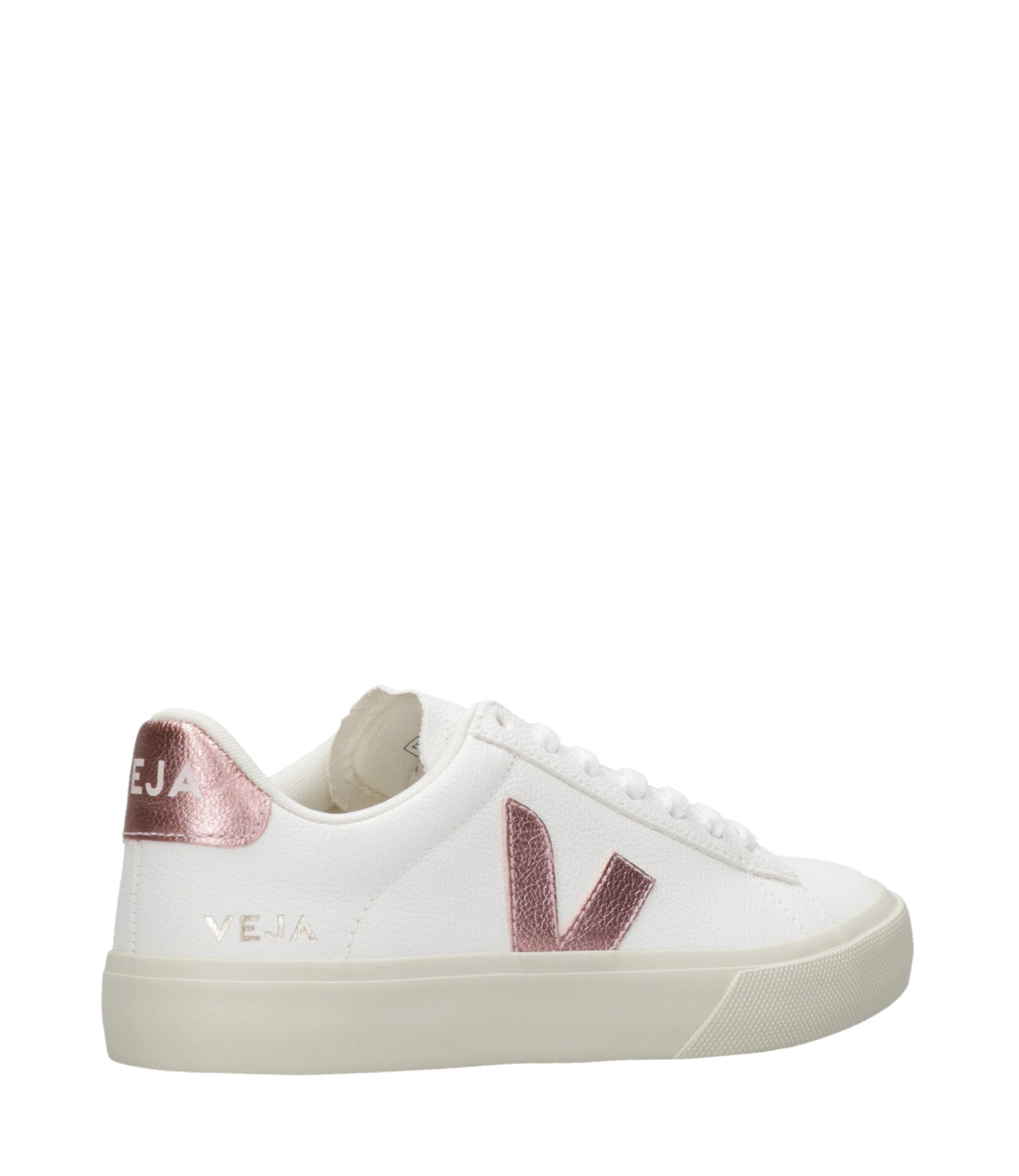 Veja | Field Sneakers Chromefree White and Gold Pink
