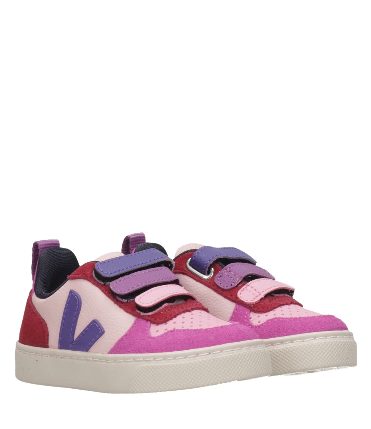 Veja Kids | Sneakers V-10 Rosa, Viola e Rosso