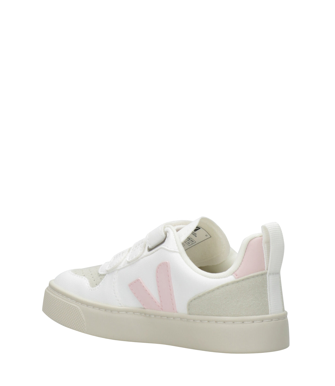 Veja Kids | Sneakers V-12 White and Pink