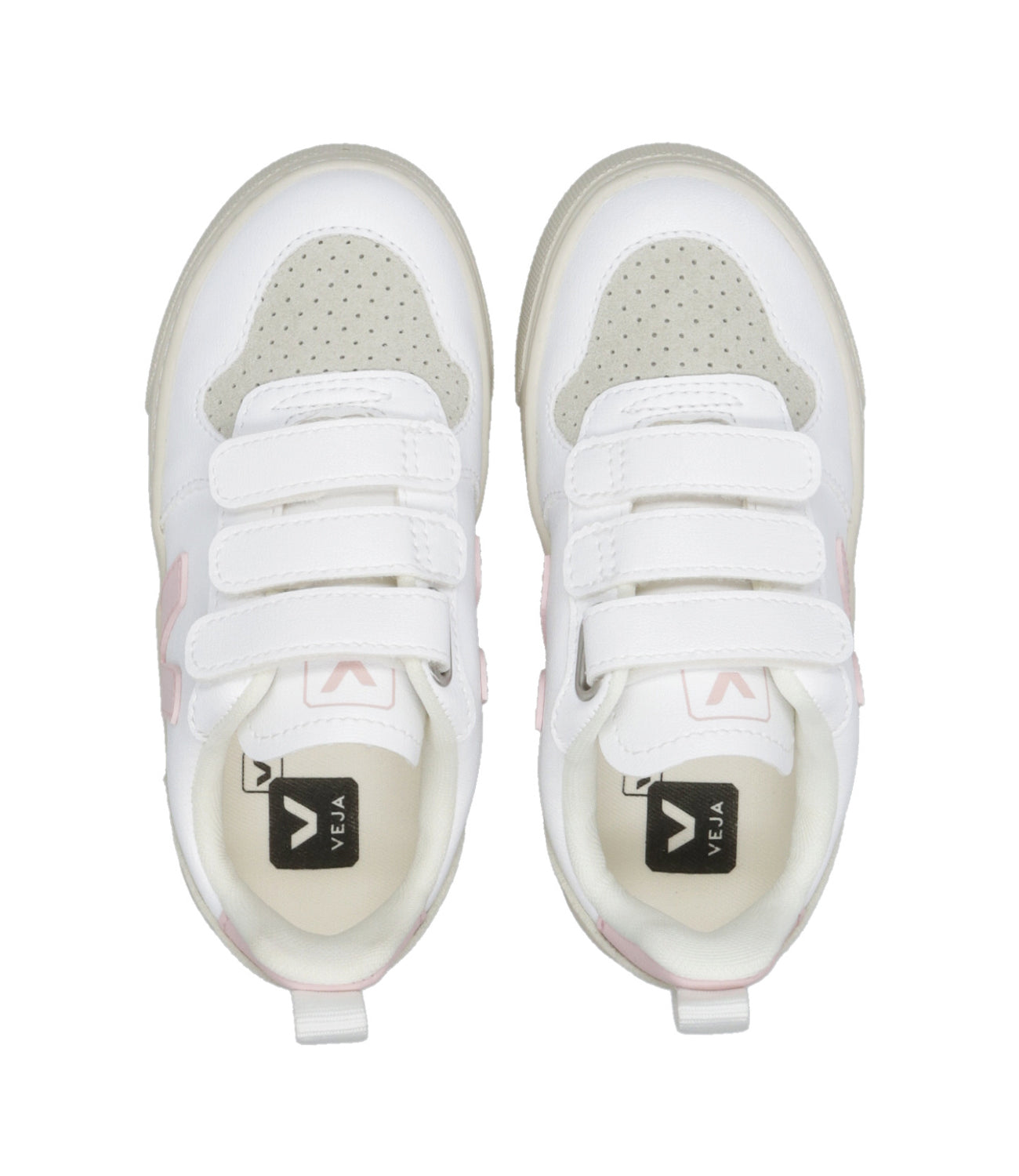Veja Kids | Sneakers V-12 White and Pink