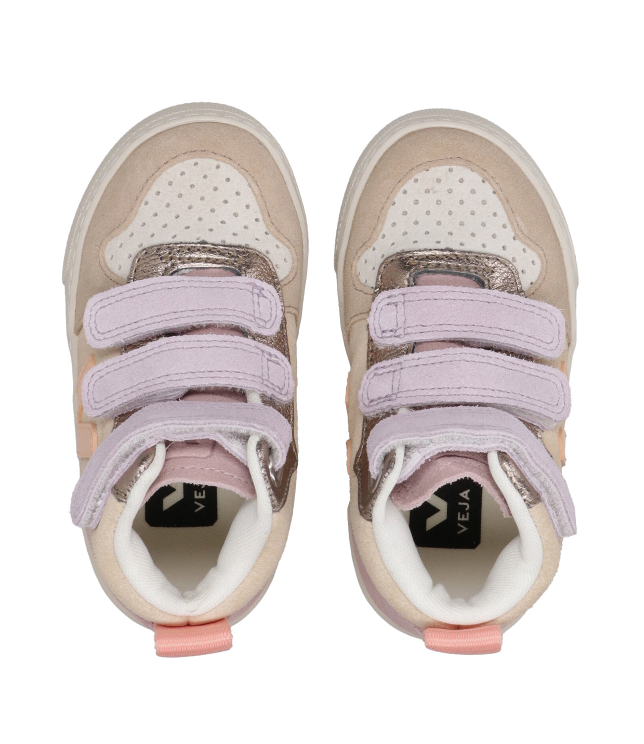 Veja Kids | Sneakers V-10 Beige and Lilac