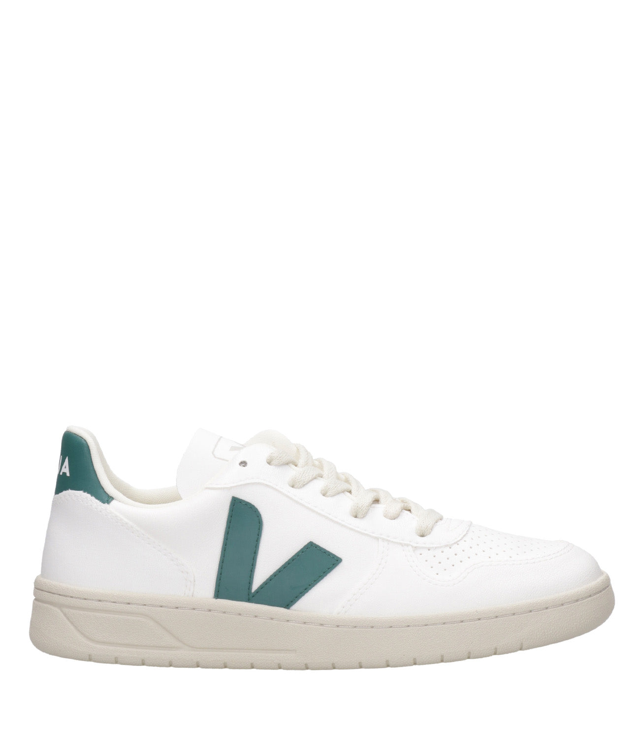 Veja | White and Green Sneakers