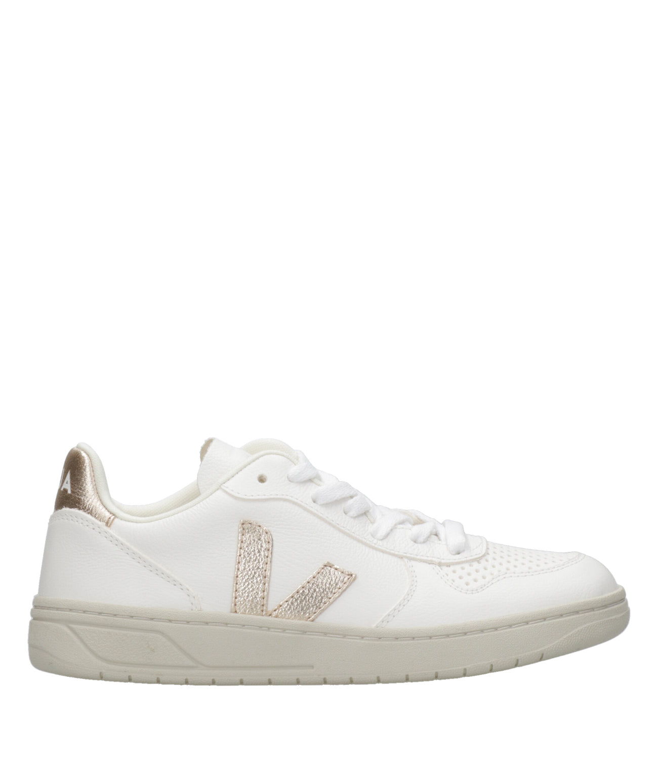 Veja | Sneakers V-10 White and Platinum
