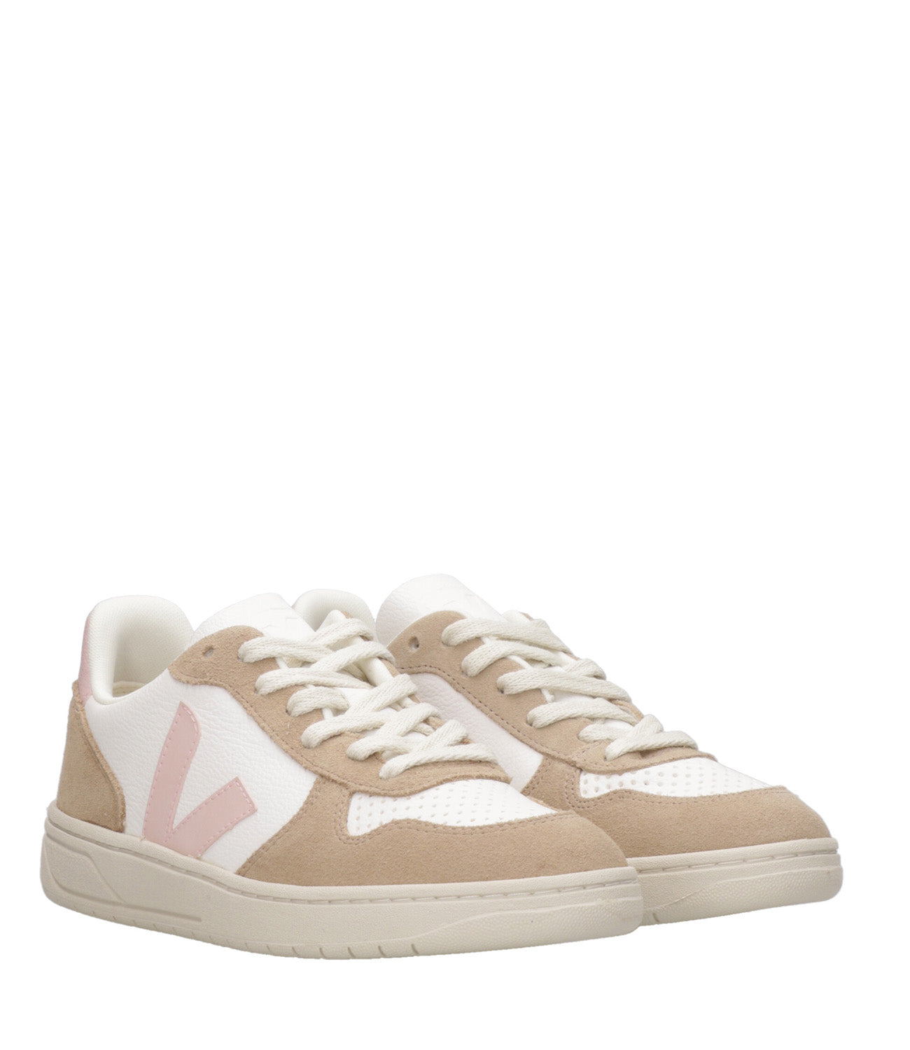 Veja | Sneakers V-10 Pink and White