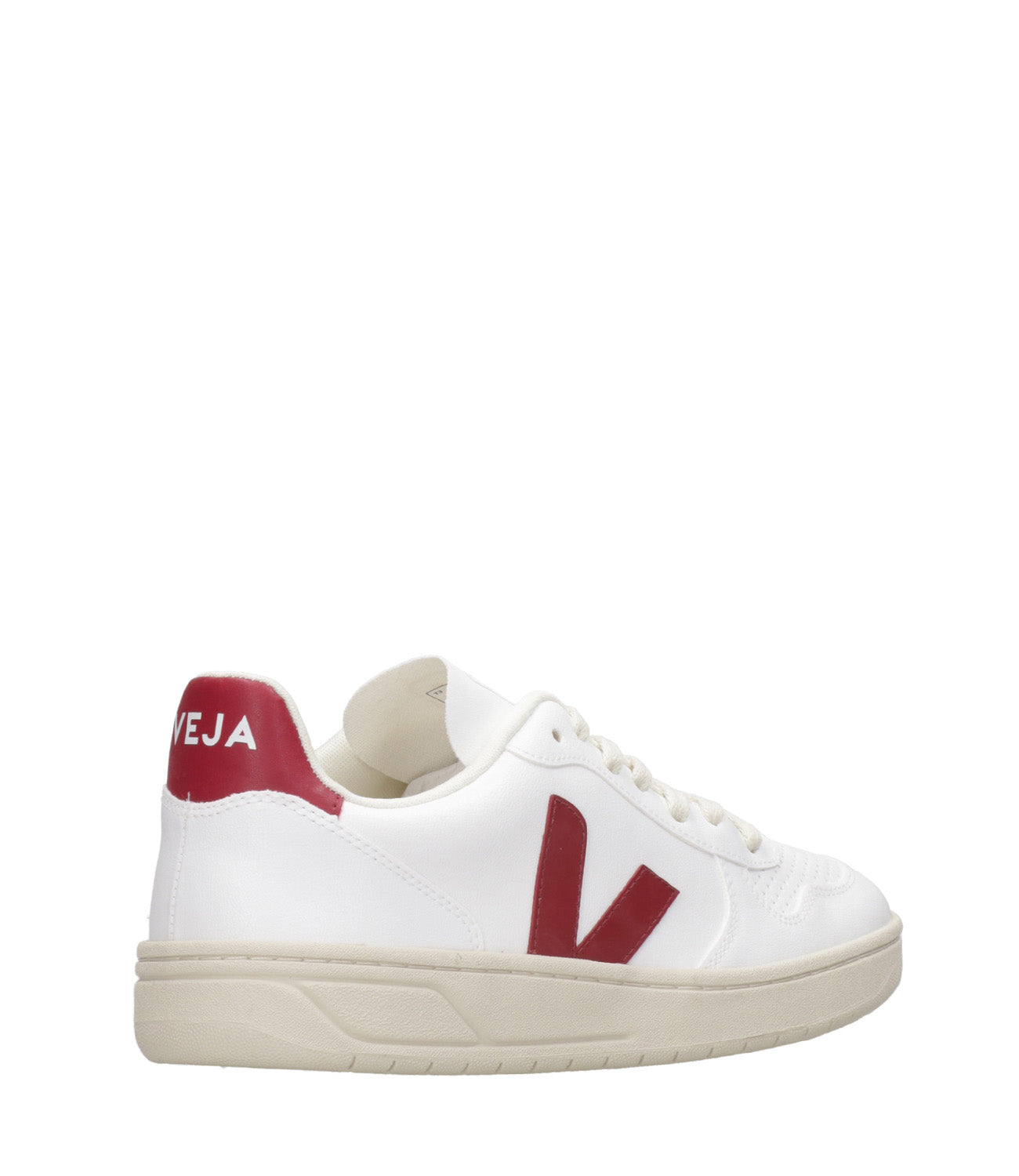 Veja | Sneakers V-10 White and Bordeaux