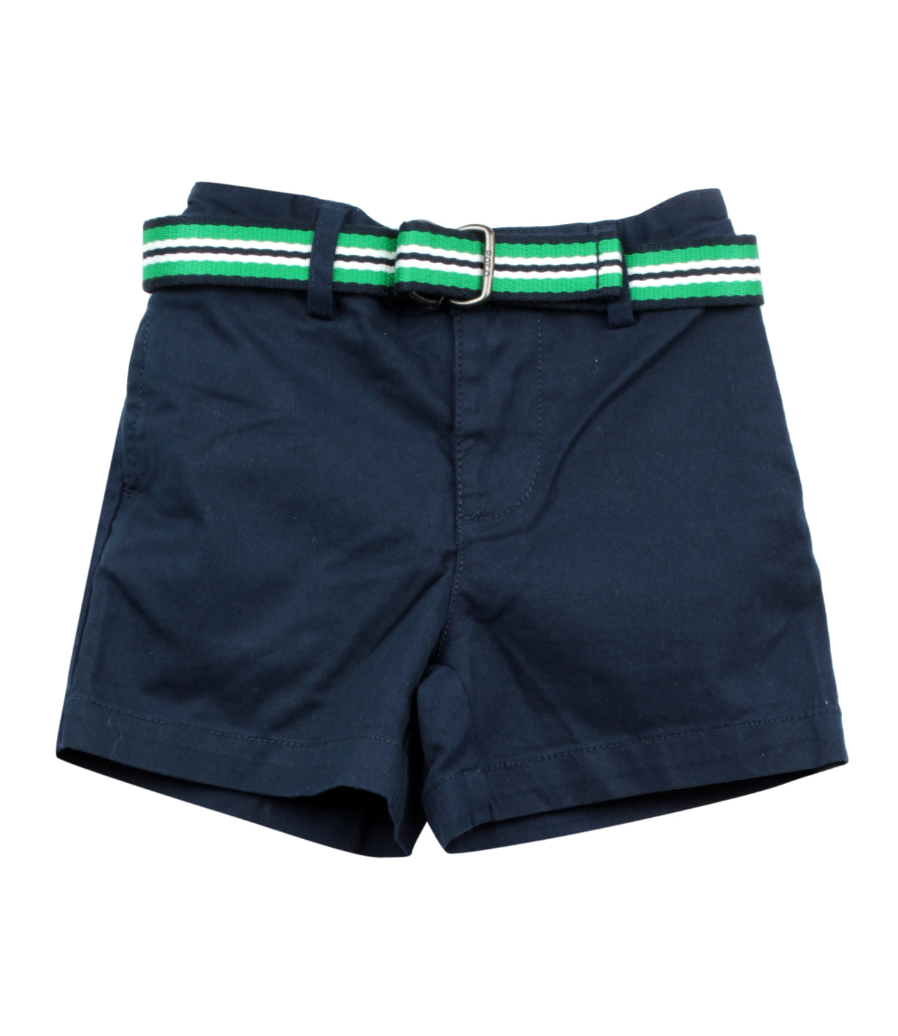 Slim-Fit stretch shorts with belt