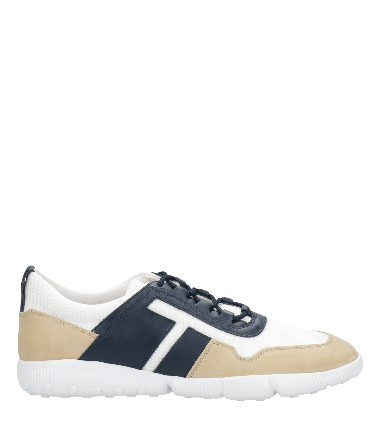 Sneakers in nubuck and technical fabric