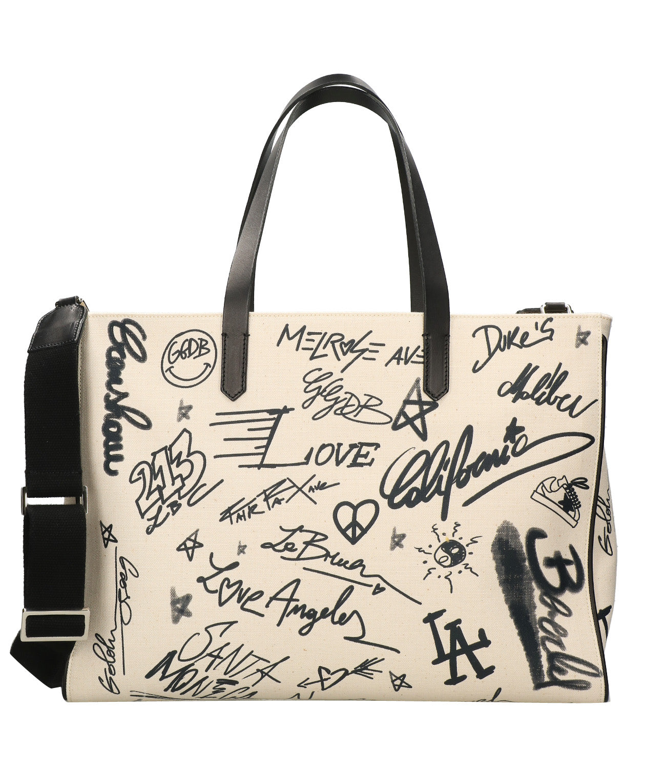 California Bag East-West White and Black