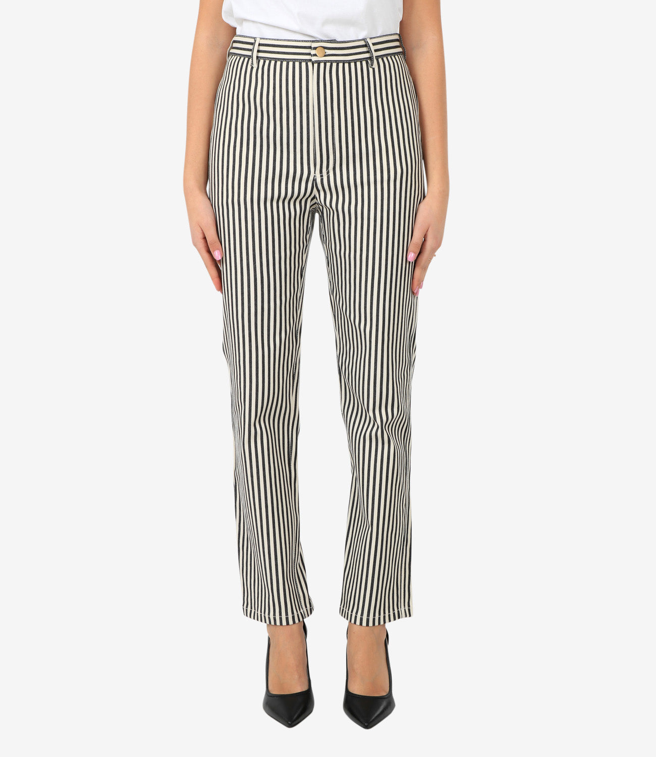 Black and White Trousers