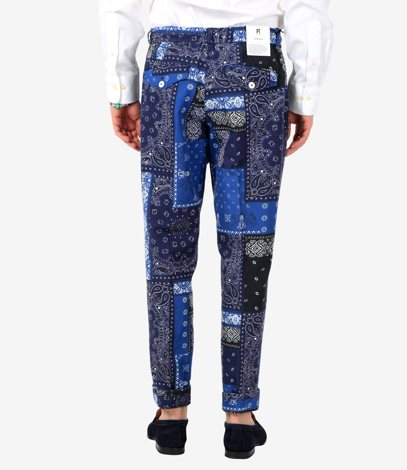 Blue and White Rebel Trousers
