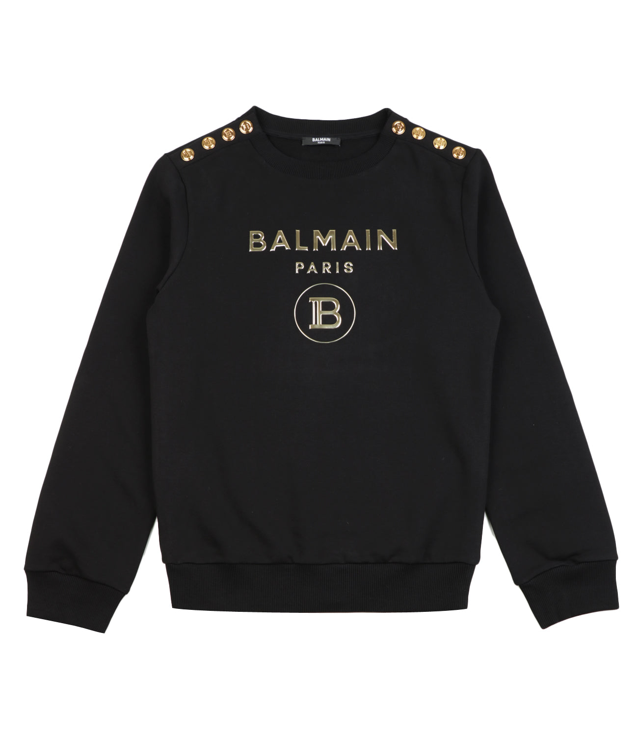 Balmain | Black and Gold Sweatshirt