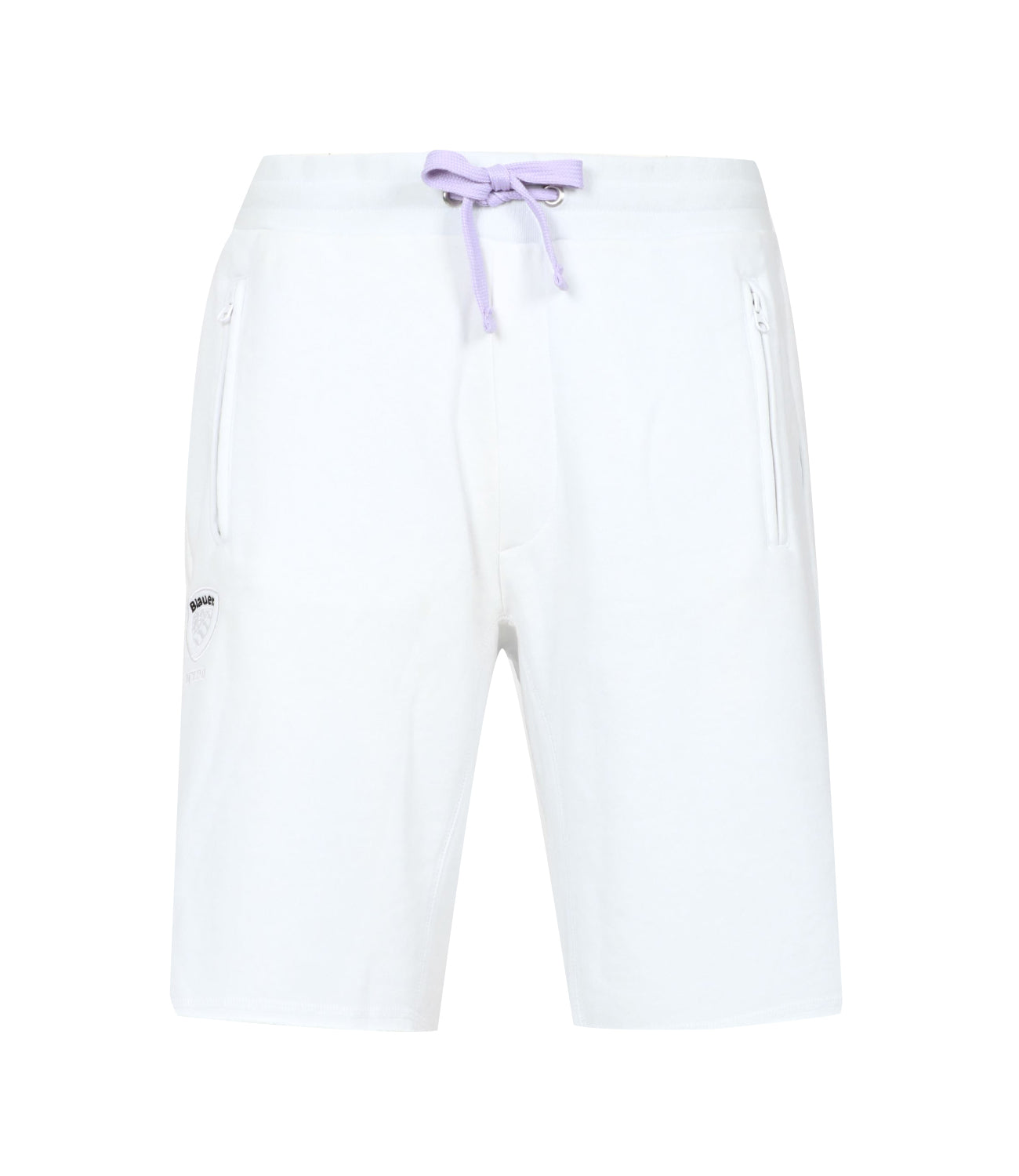 Blauer | Optical White Sport Bermuda Shorts