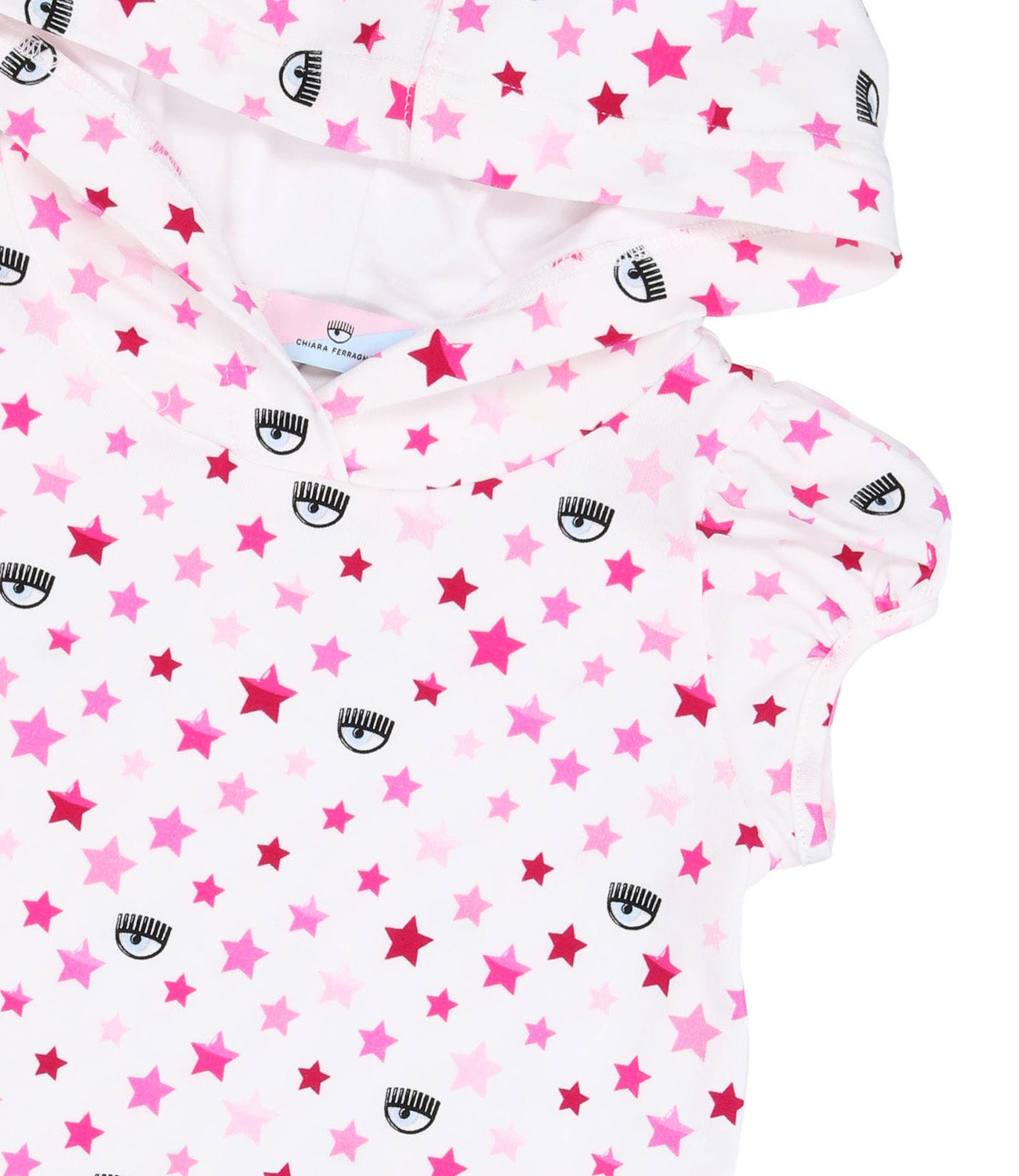 Chiara Ferragni Kids | Pink and White Logomania Dress