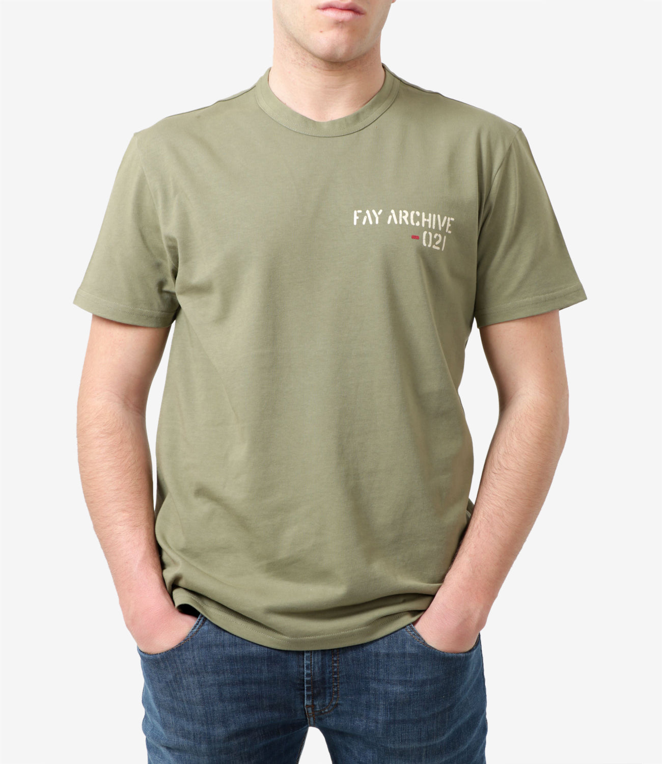 Fay | T-Shirt Olive Green