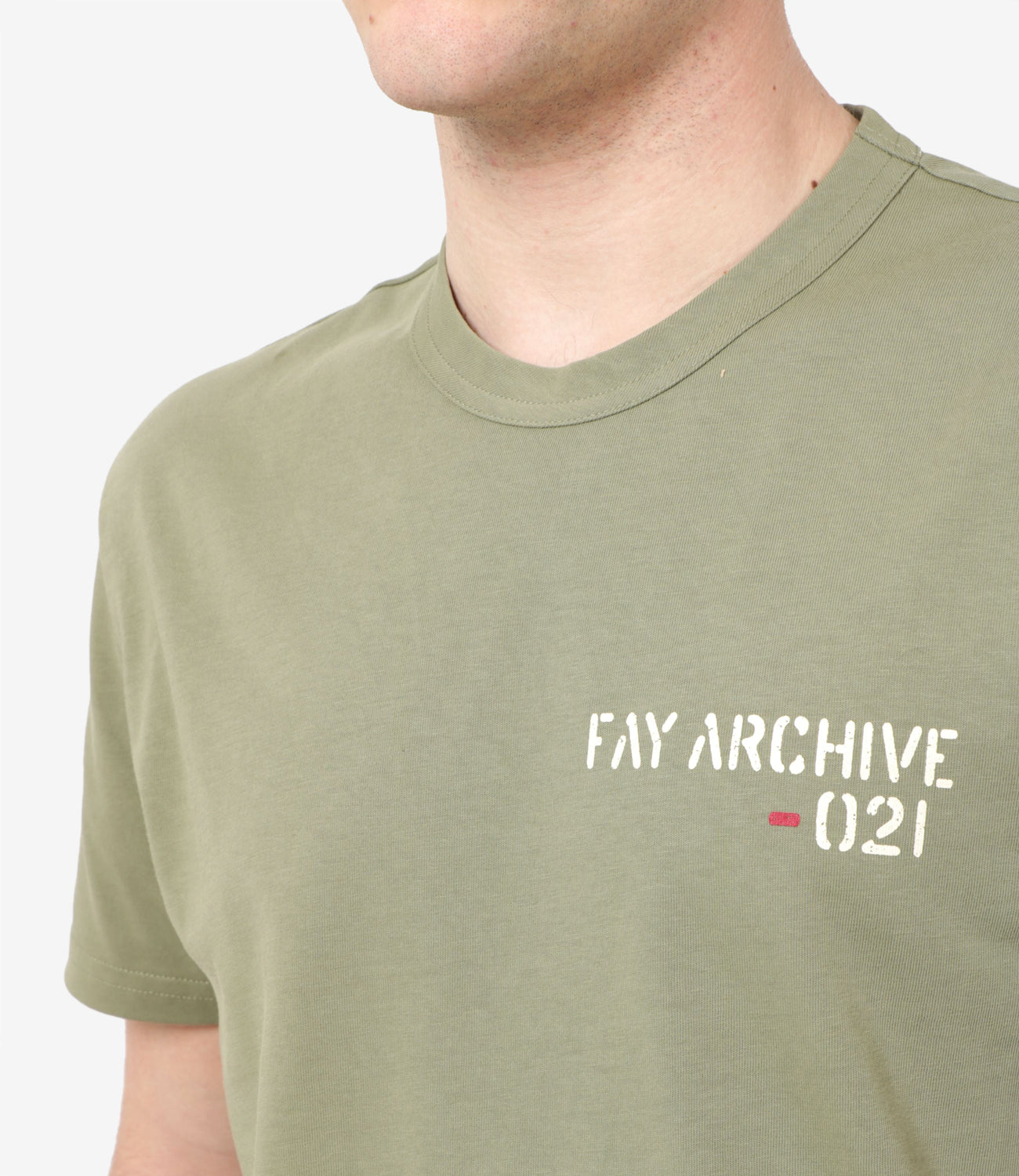 Fay | T-Shirt Verde Oliva