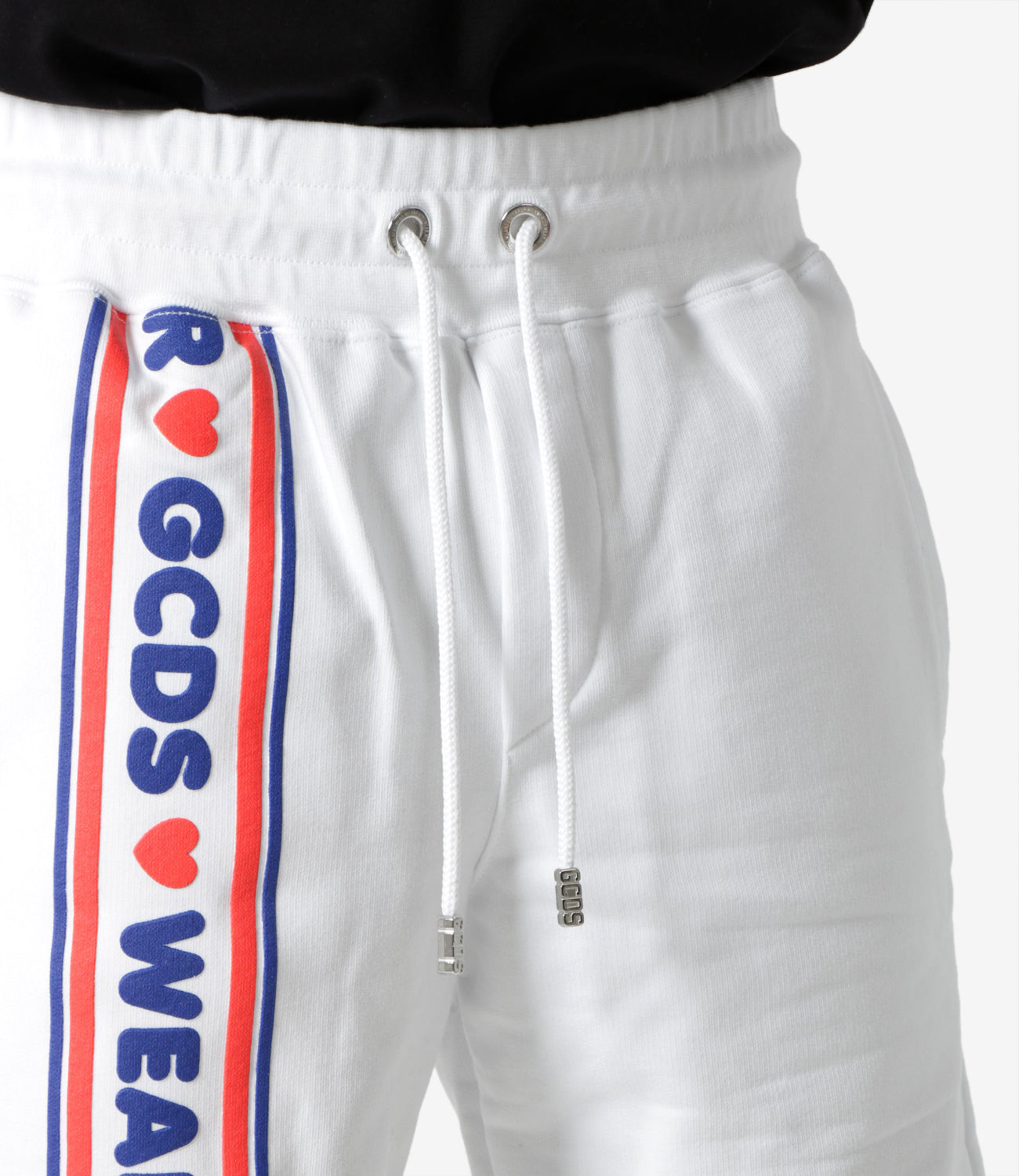 GCDS | White Sport Bermuda Shorts