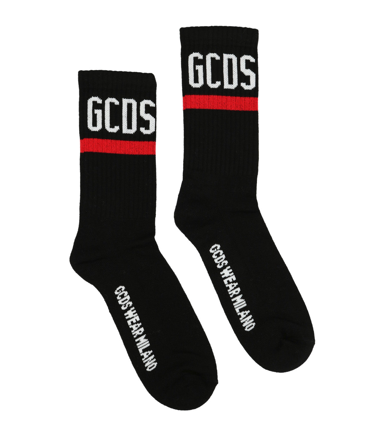GCDS | Black Logo Socks
